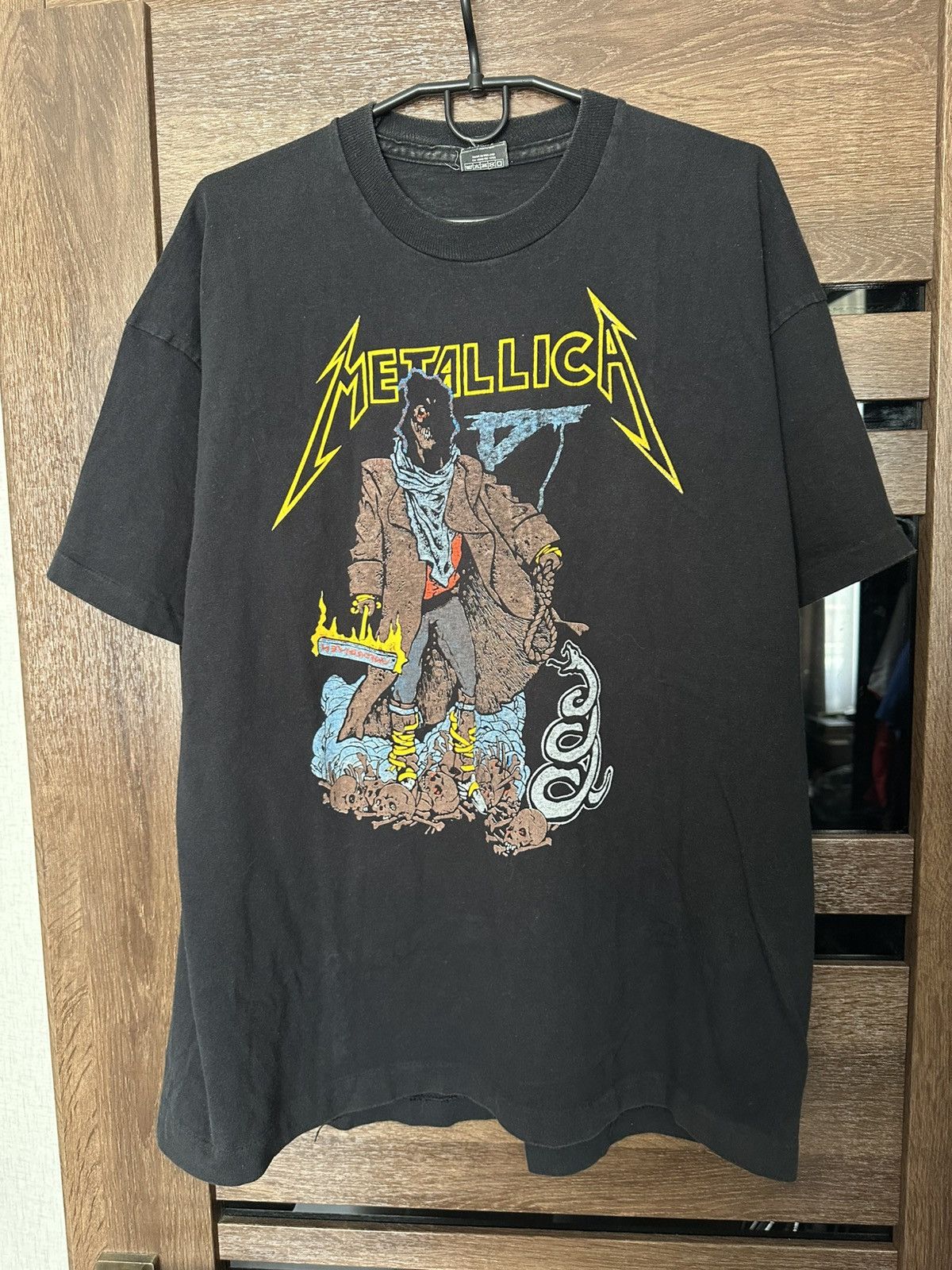Metallica 1992 Metallica Unforgiven Pushead Vintage Band T-Shirt Tee Size US XL / EU 56 / 4 - 3 Thumbnail