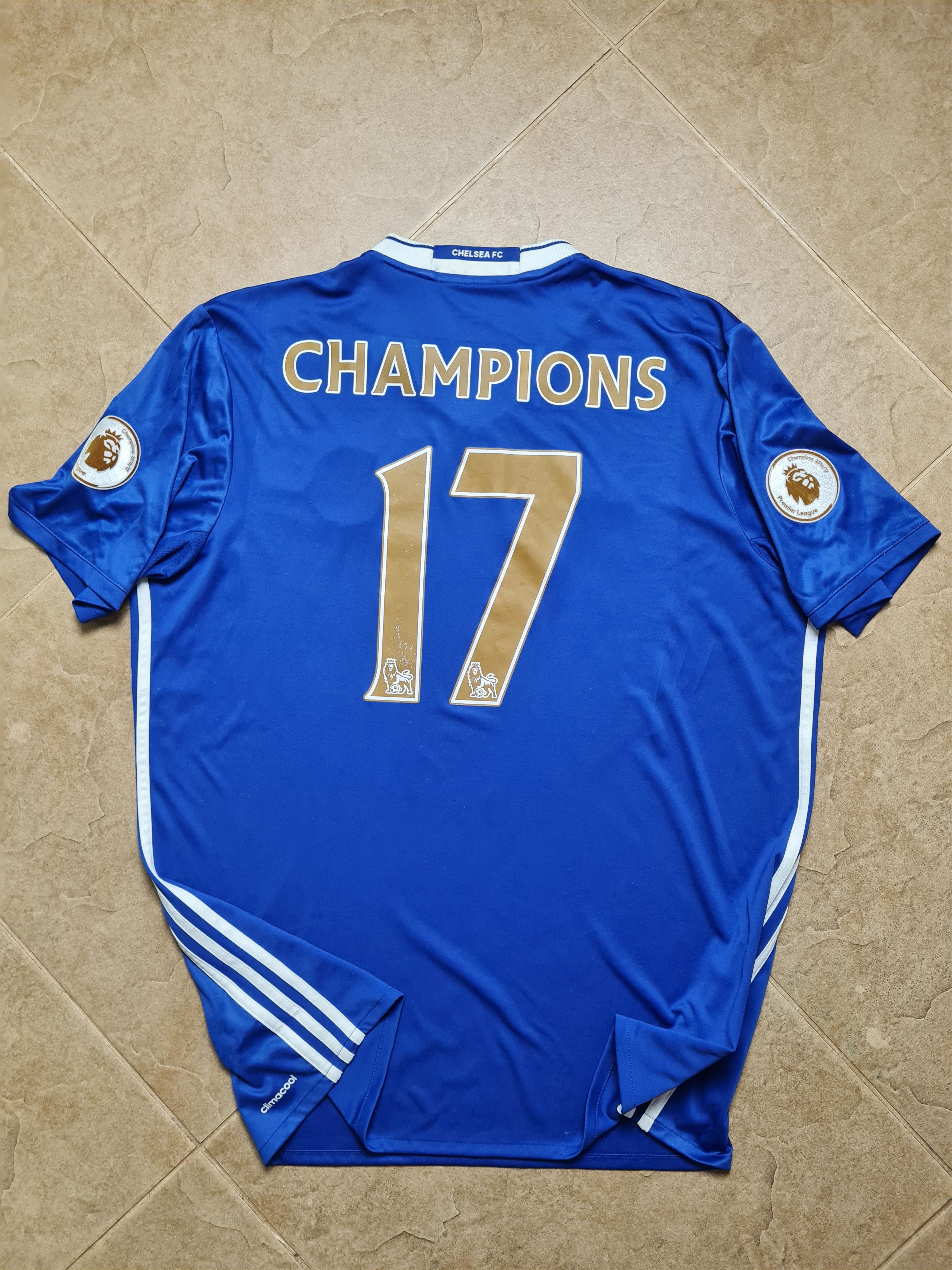 Adidas Adidas Chelsea FC Home Kit 16/17 Season Champions AI7182 Size US XL / EU 56 / 4 - 1 Thumbnail
