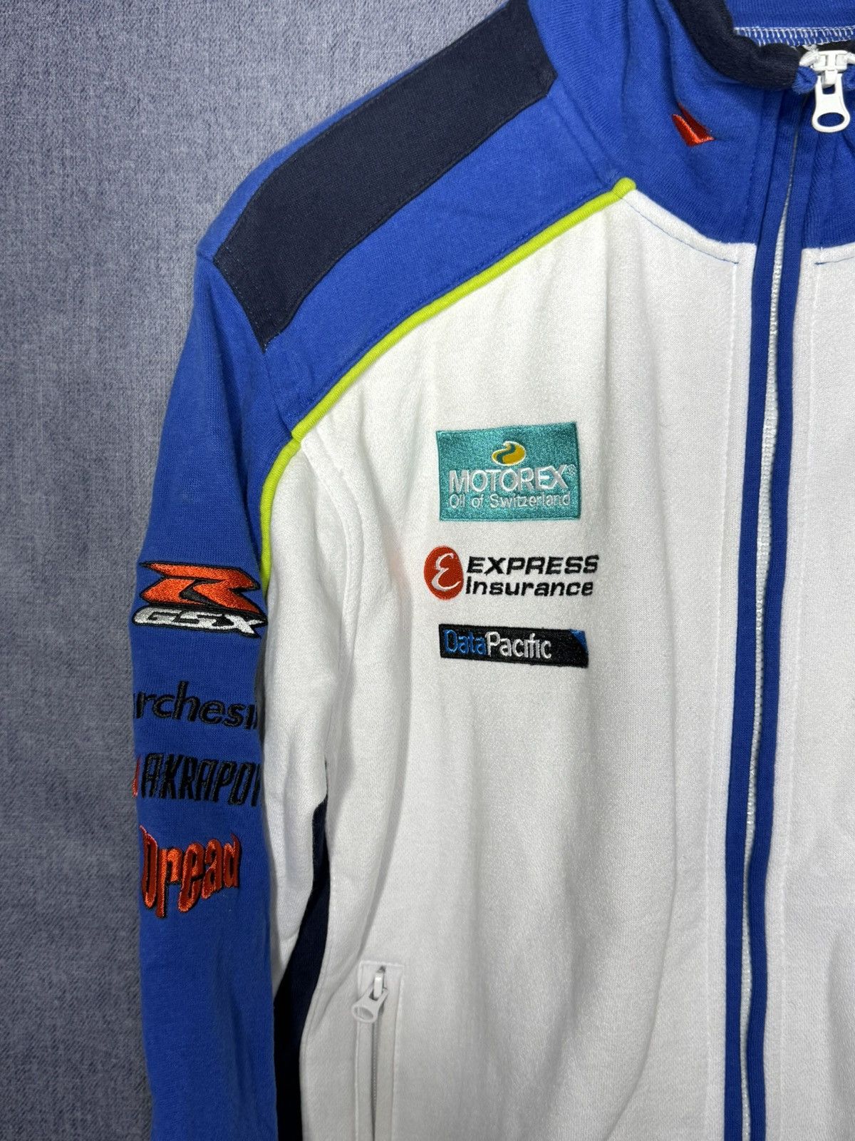 Vintage Vintage Suzuki Workx Racing Motorex Full Zip Jacket Nascar Size US L / EU 52-54 / 3 - 8 Thumbnail