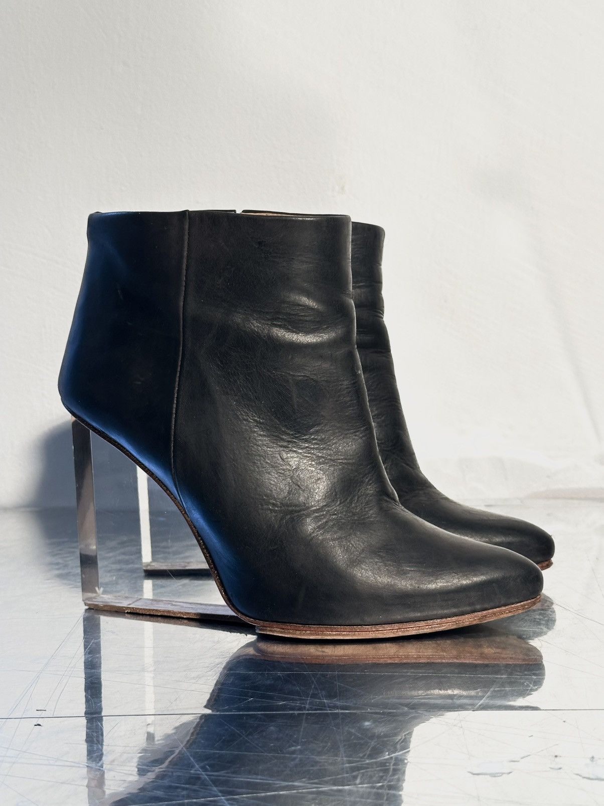 Maison Margiela Maison margiela plexi glass wedge boots Size US 8 / IT 38 - 4 Thumbnail