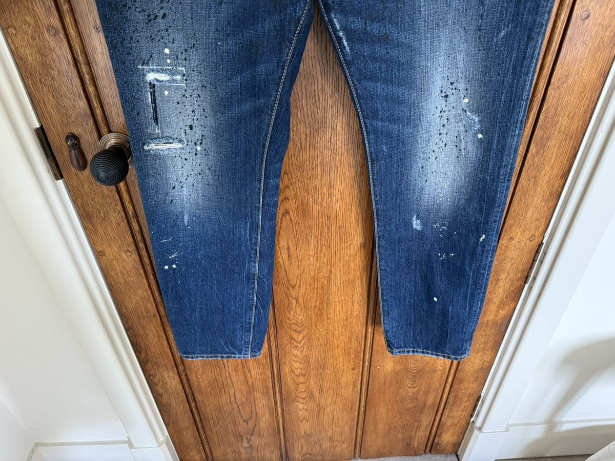 Dsquared2 SS16 Dsquared2 denim suit pant jeans distressed waxed paint Size US 34 / EU 50 - 11 Thumbnail