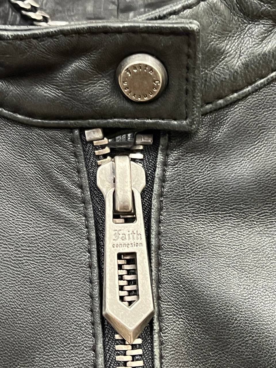 Faith Connexion Faith connexion leather black biker jacket Size S / US 4 / IT 40 - 9 Thumbnail