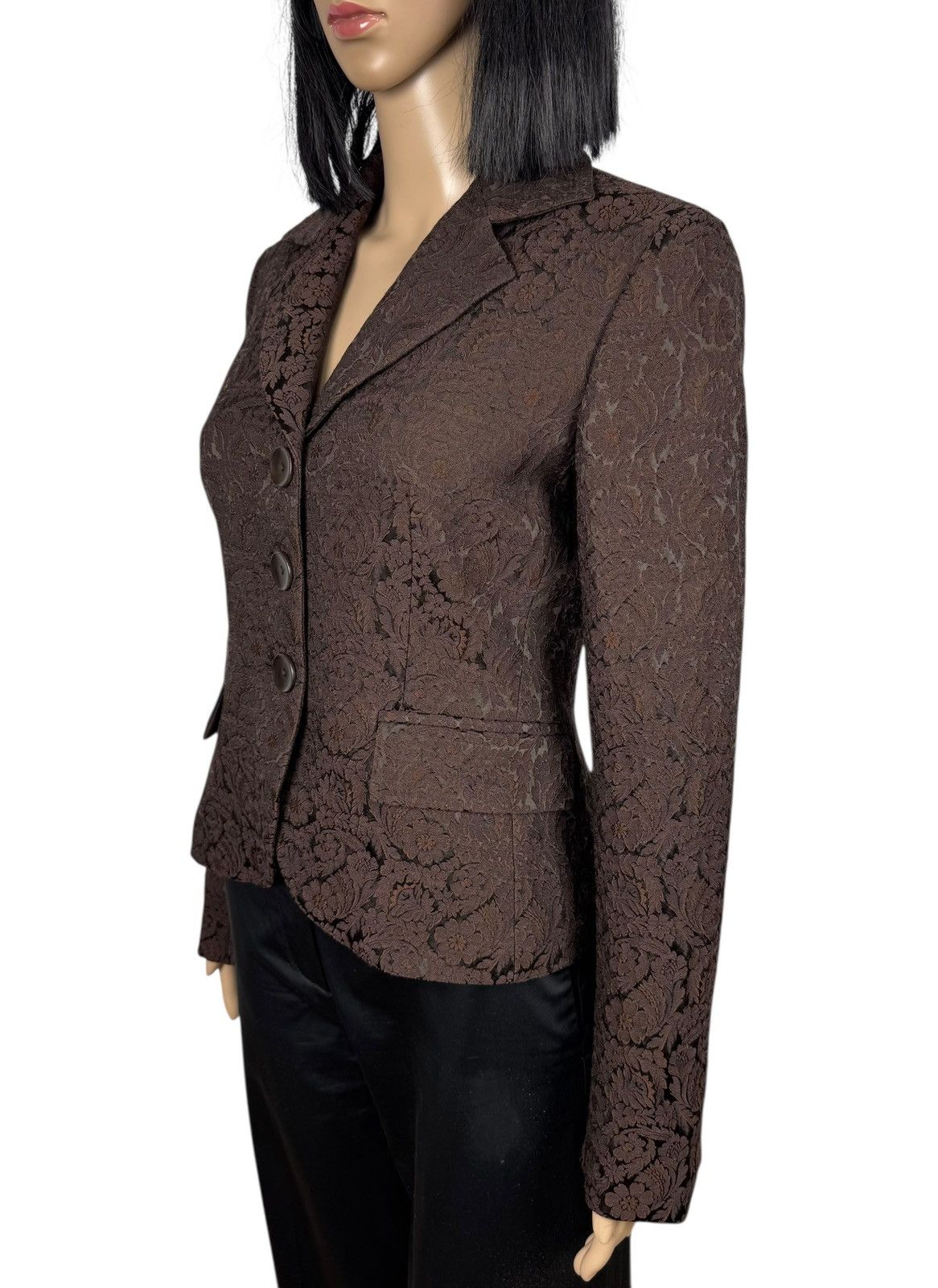 Max Mara Max Mara Enbroidered Flowers Blazer Acetate-Wool size US6 Size M / US 6-8 / IT 42-44 - 5 Thumbnail
