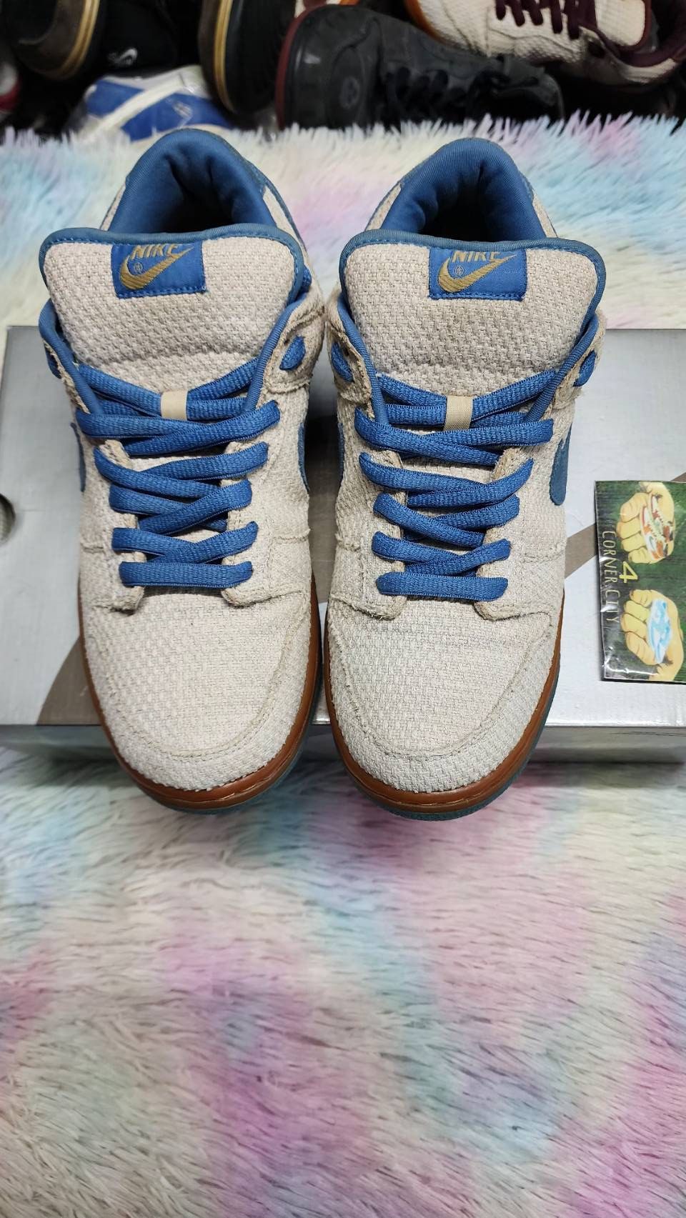Nike Nike Sb Dunk Low Blue Hemp Size US 10.5 / EU 43-44 - 2 Thumbnail