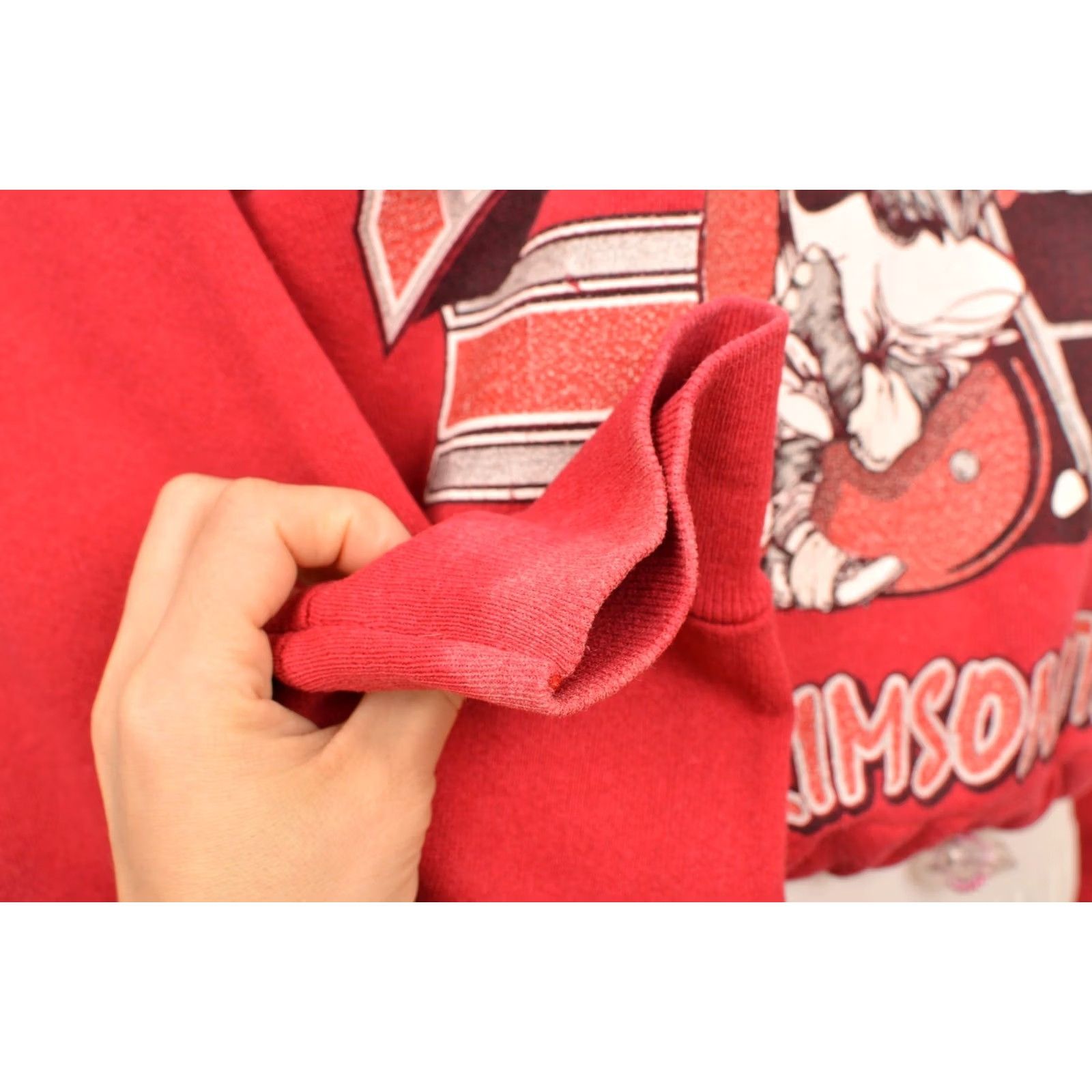 Tultex VINTAGE Tultex University of Alabama Crimson Tide Womens Sweatshirt Pullover L Red Sweatshirt Womens L Size L / US 10 / IT 46 - 7 Thumbnail