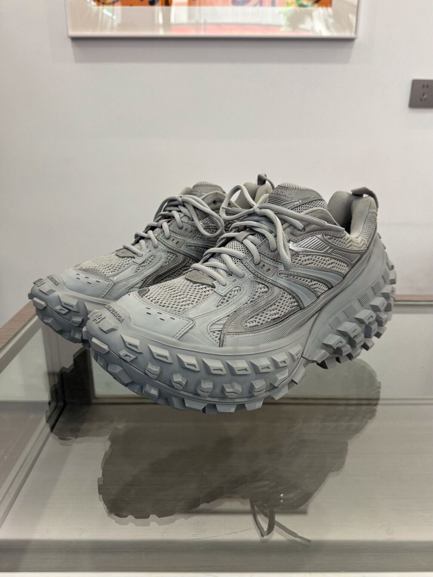 Balenciaga Bouncer Men's Gray Dad Shoes