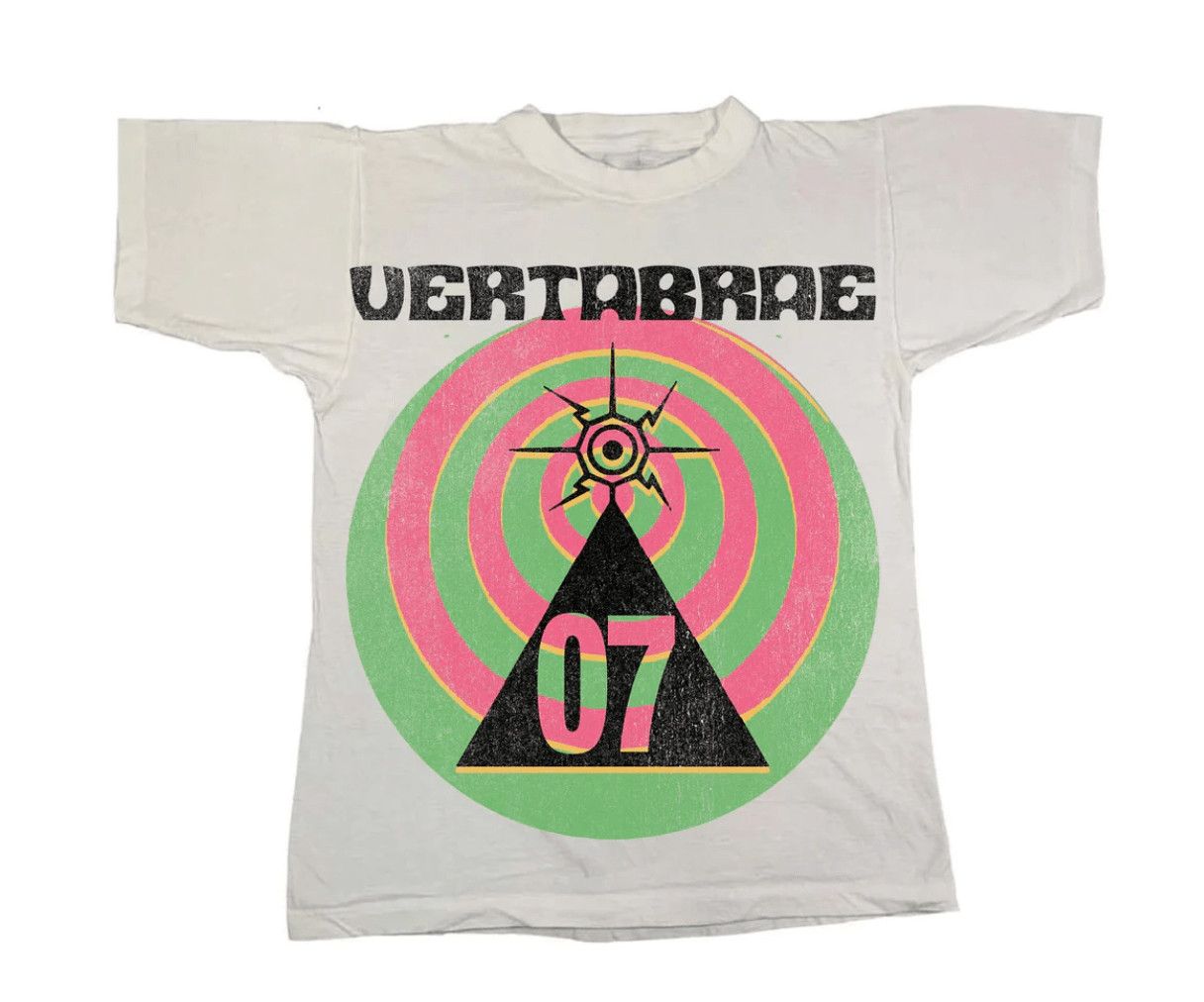 Vertabrae VertySpace Short Sleeve Tee Shirt Cream Size US XL / EU 56 / 4 - 1 Thumbnail