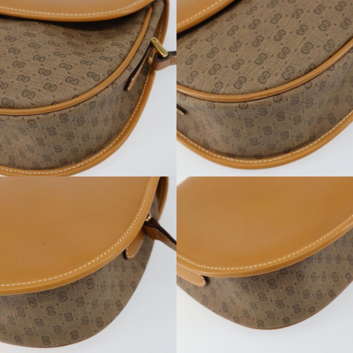 Gucci GUCCI Micro GG Supreme Shoulder Bag Pvc Beige Gold 007 115 Size ONE SIZE - 10 Thumbnail