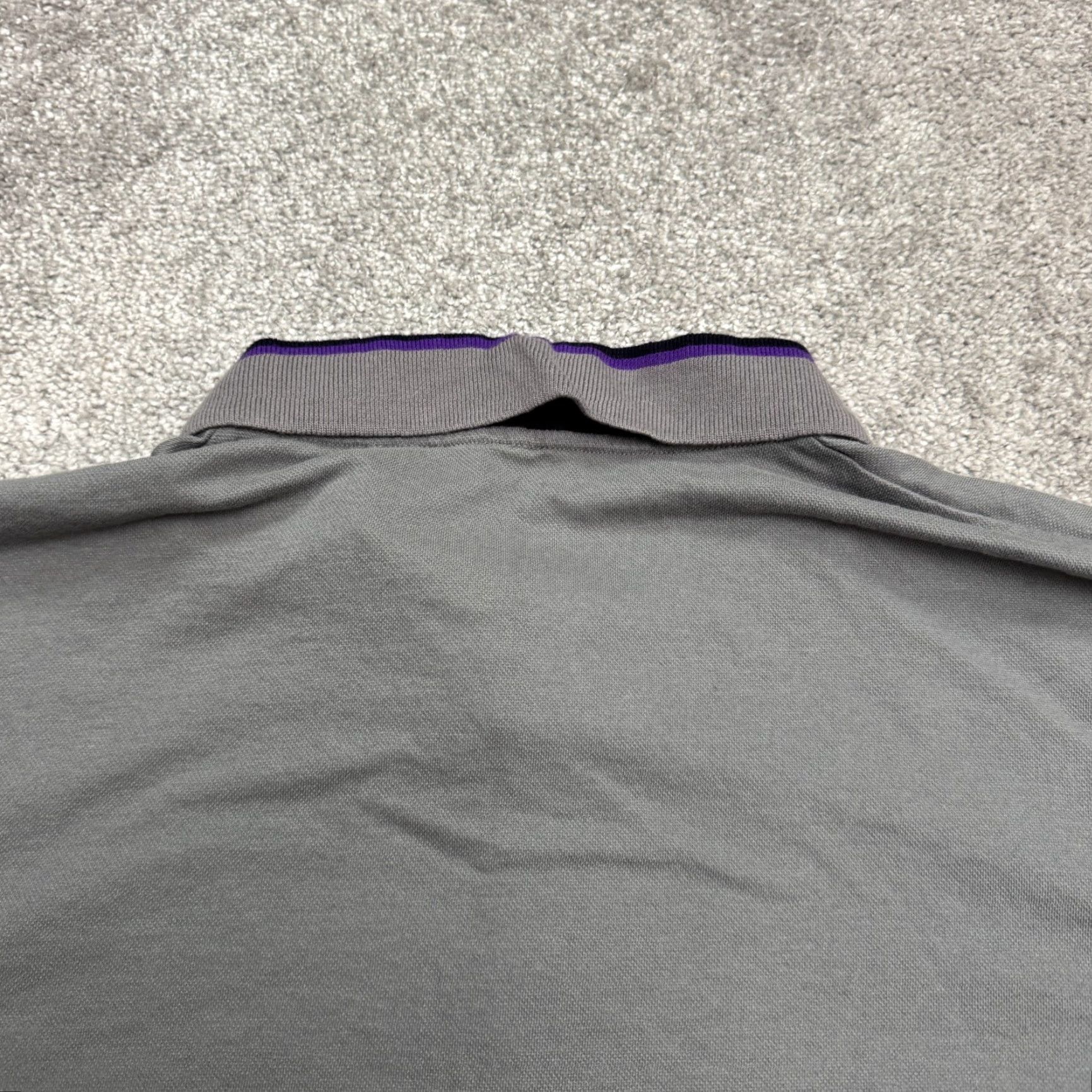 Vintage VINTAGE (no) Elie Tahari Cotton Tipped Polo Shirt Mens 2XL Gray Short Sleeve Casual Preppy Size US XXL / EU 58 / 5 - 4 Thumbnail
