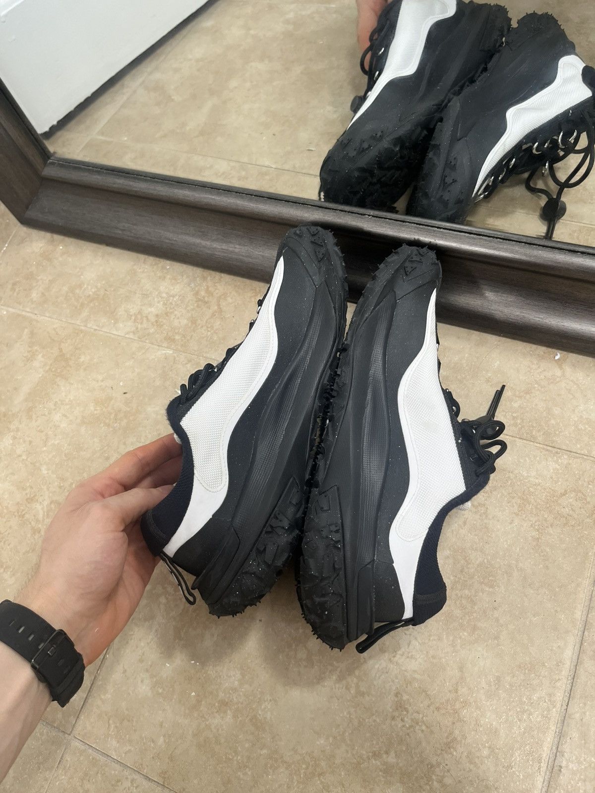 Comme des Garcons × Nike Nike x Comme Des Garçons Plus Acg Mountain Fly 2 Low black Size US 6 / EU 39 - 4 Thumbnail