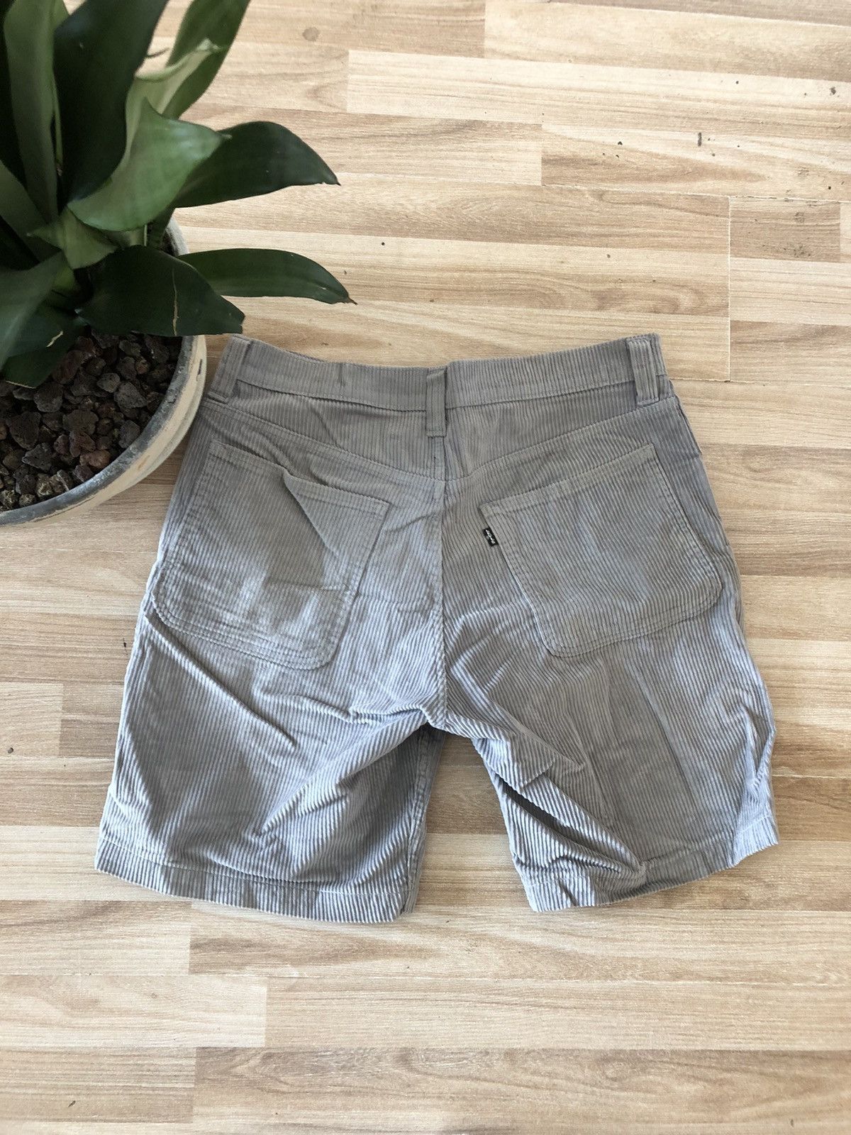 Levi's Levi’s Skate-Drop-In Corduroy Shorts W33 Grey Rare Pair Size US 33 - 1 Thumbnail