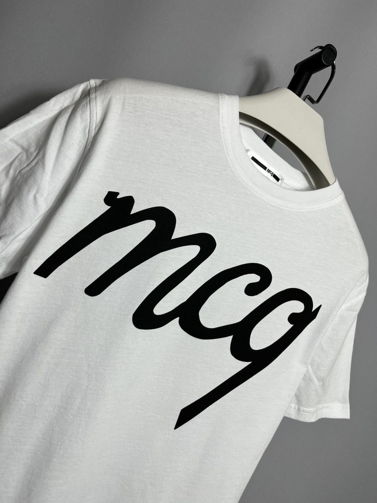 Alexander McQueen MCQ alexander mcqueen t-shirt mens white cotton short sleeve Size US M / EU 48-50 / 2 - 2 Thumbnail