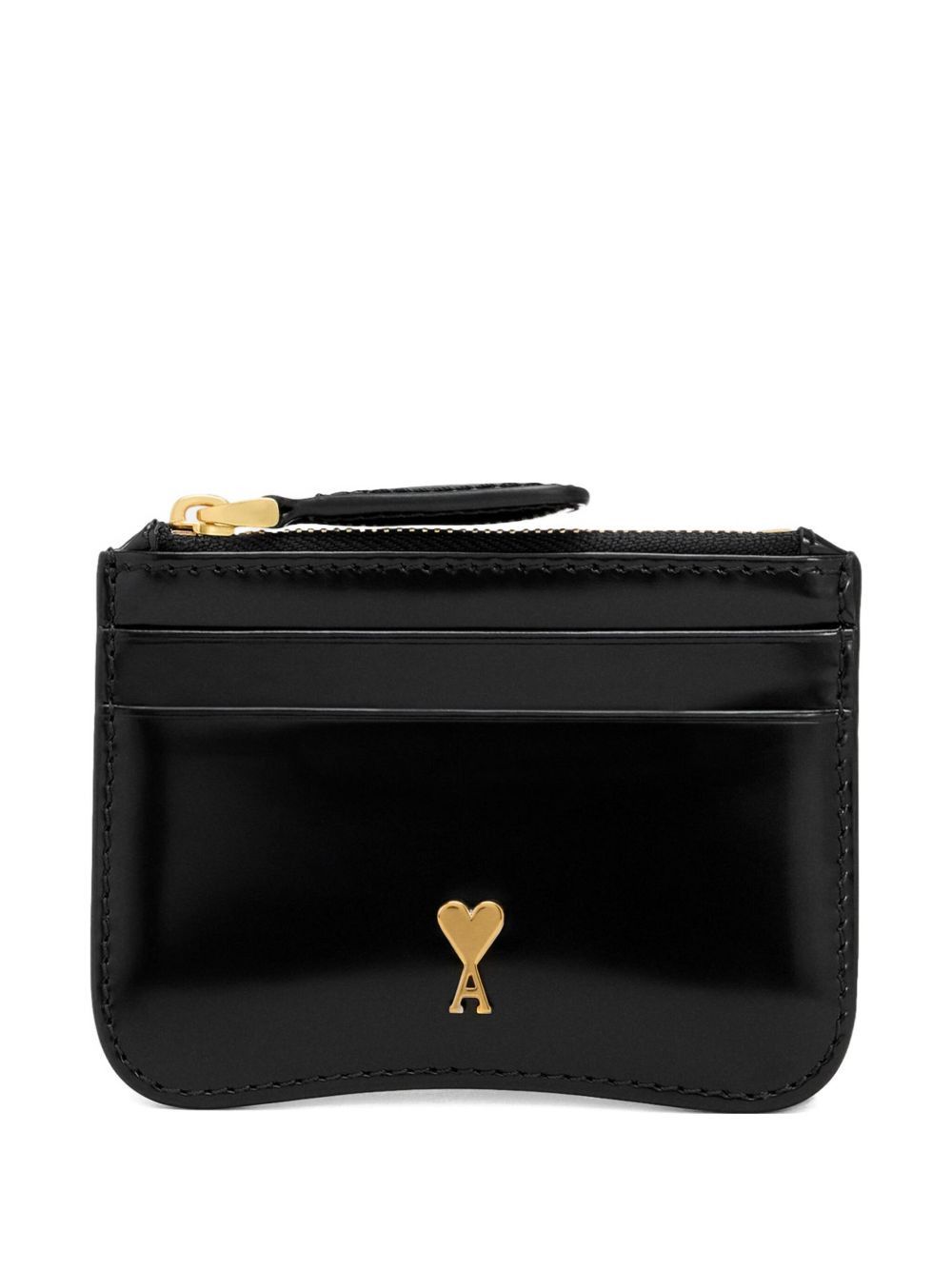 AMI PARIS PARIS LEATHER CARD CASE Size ONE SIZE - 1 Thumbnail