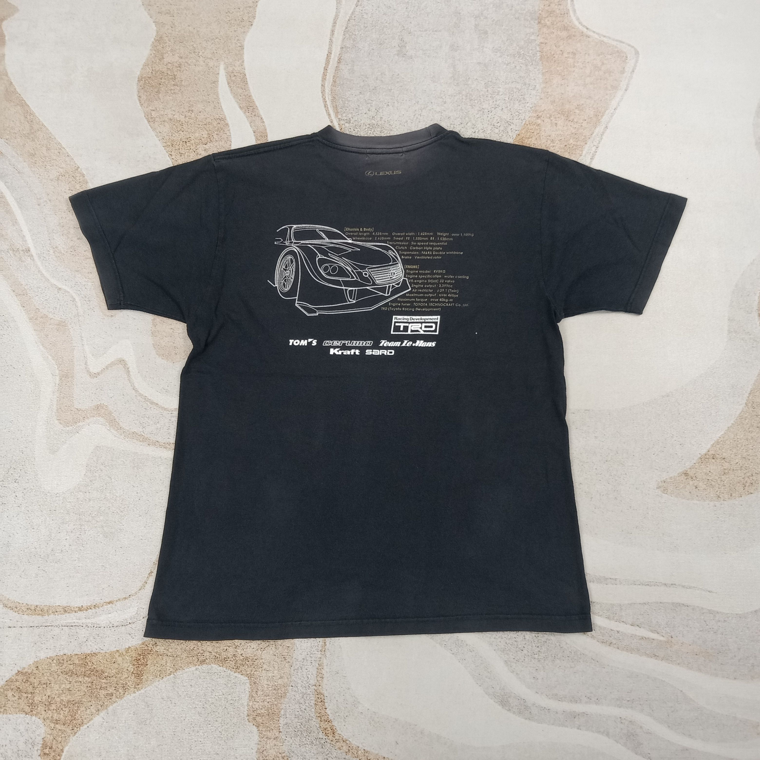 Japanese Brand Lexus TRD Japanese Racing Supercar Tshirt C Size US L / EU 52-54 / 3 - 1 Thumbnail