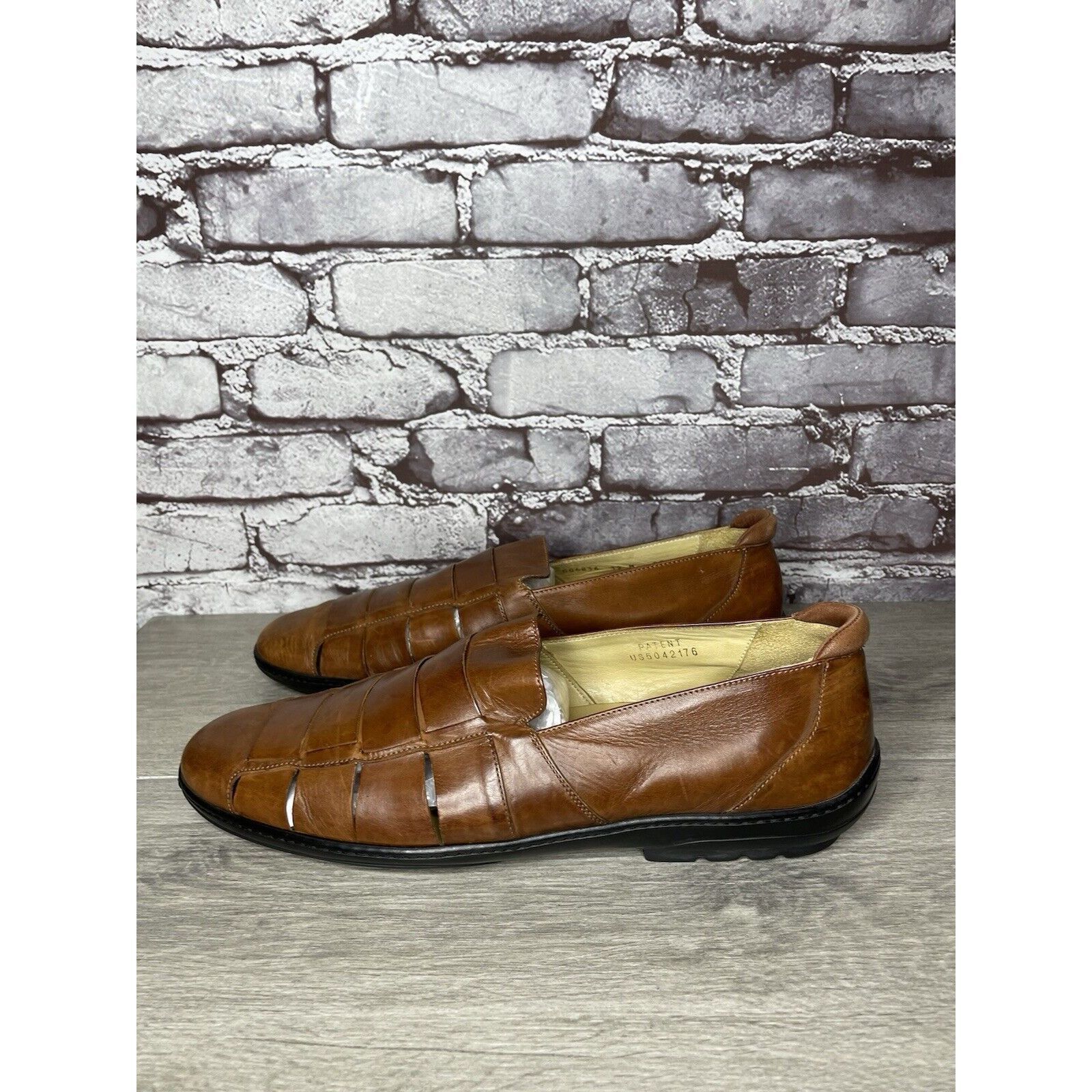 Cole Haan Cole Haan Collection Air Brown Leather Fisherman Sandals Men Size US 12 / EU 45 - 1 Thumbnail
