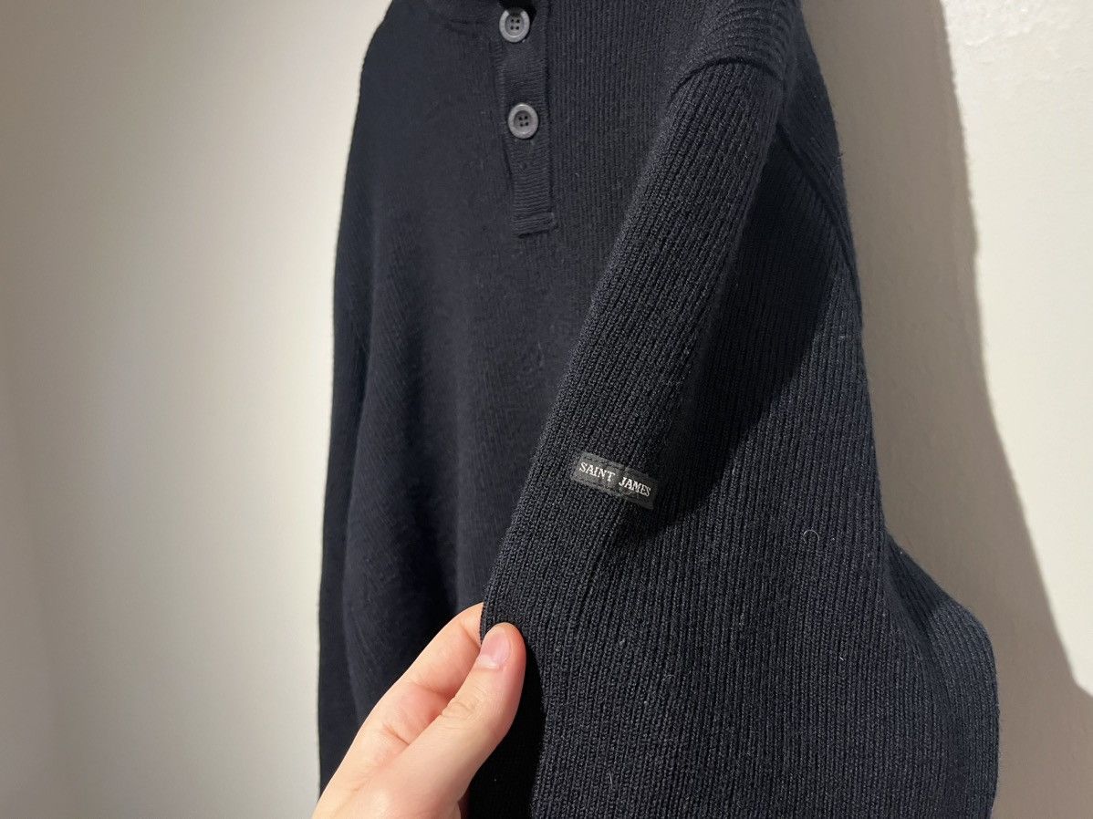 Saint James Saint James Navy Fisherman Sweater Size US XL / EU 56 / 4 - 3 Thumbnail