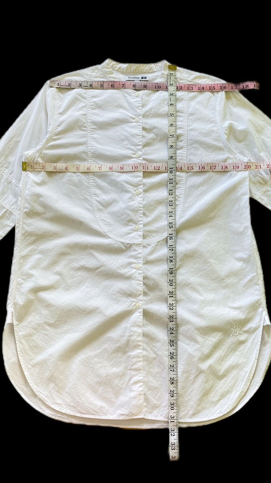 JW Anderson × Uniqlo SS19 Uniqlo x JWA Tuxedo White LS Blouse Size L / US 10 / IT 46 - 8 Thumbnail