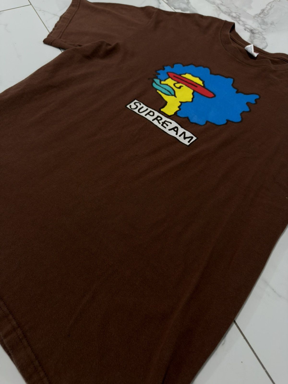 Supreme Supreme Gonz Tee Brown FW17 Size US M / EU 48-50 / 2 - 5 Thumbnail
