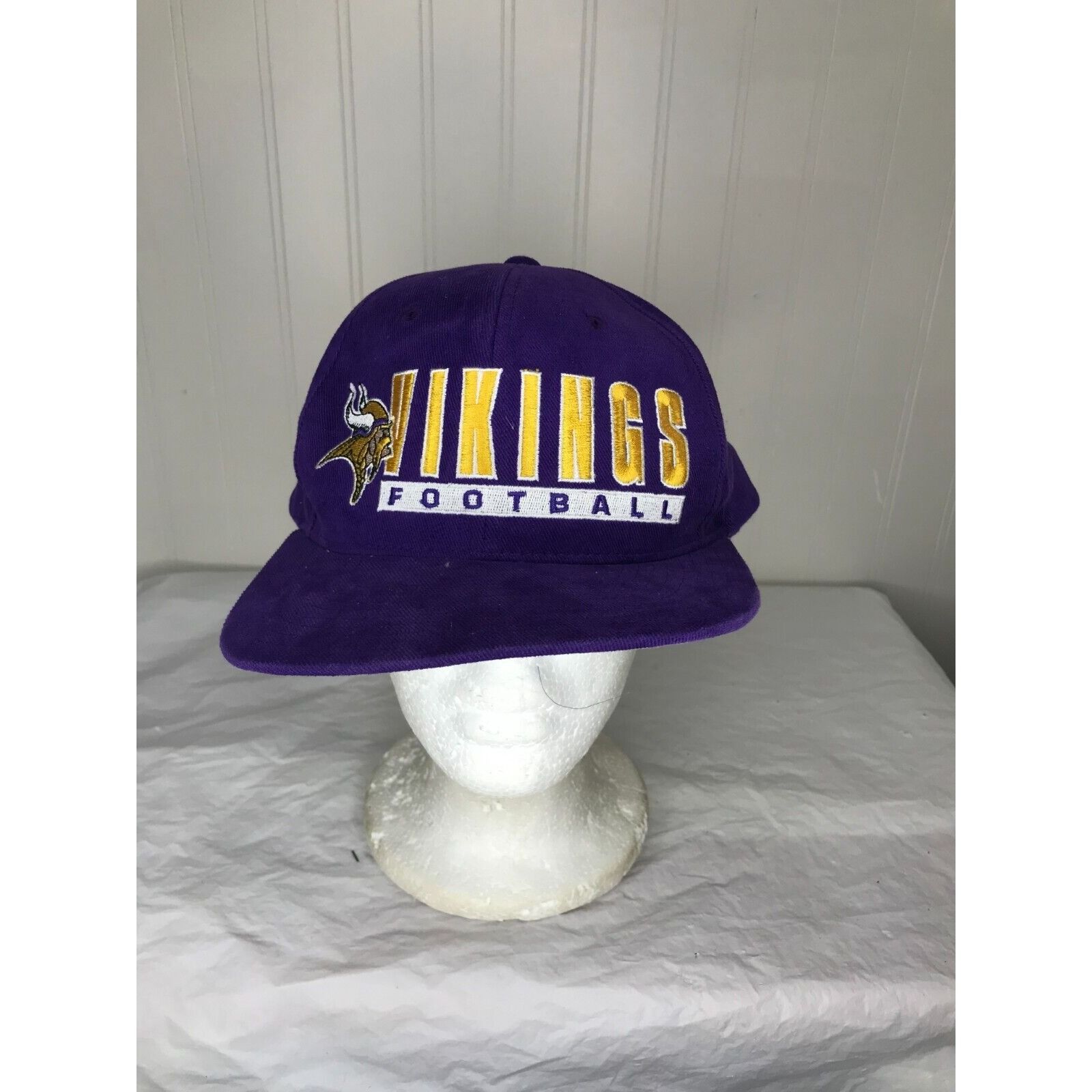 Starter Vintage Minnesota Vikings Starter The Classic Snapback Hat P Size ONE SIZE - 1 Preview