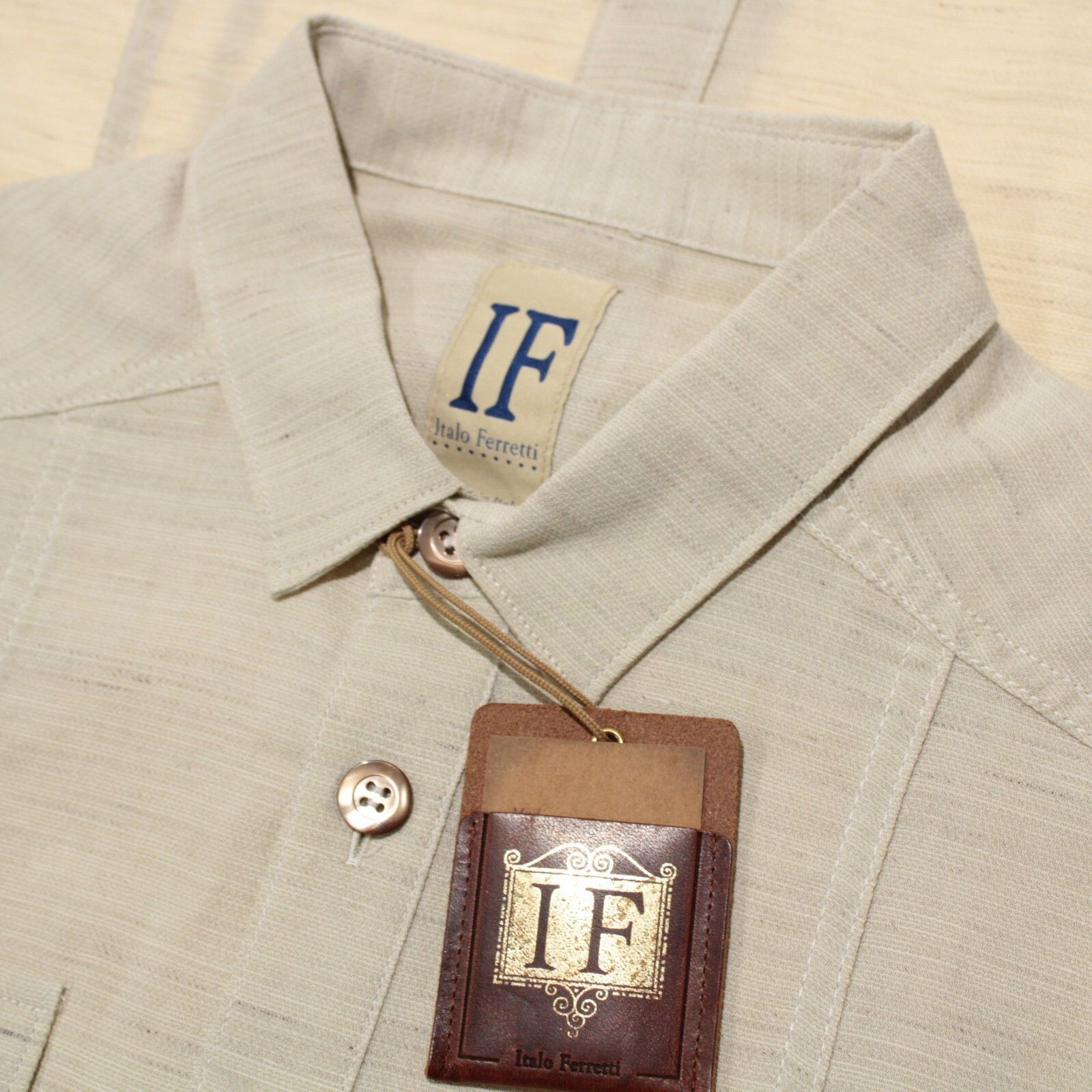 Other Italo Ferretti New with tags Shirt Size L US In Beige Size US L / EU 52-54 / 3 - 1 Thumbnail