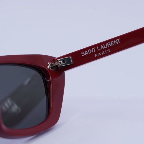 Saint Laurent Paris 🕶️ New Saint Laurent SL277 012 Sunglasses - Red Frame Size ONE SIZE - 8 Thumbnail