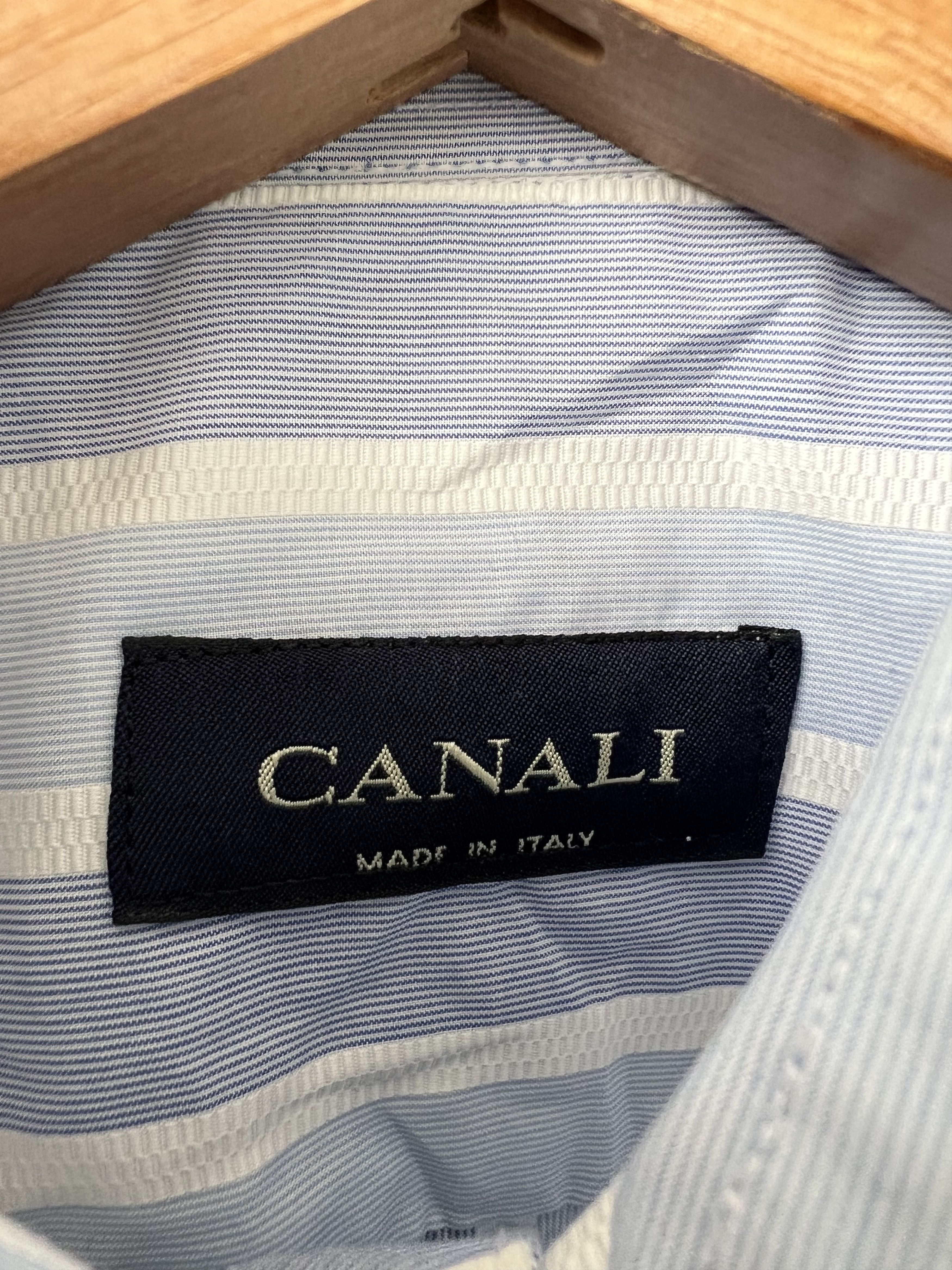 Canali Canali Shirt 15.5 Size US L / EU 52-54 / 3 - 3 Thumbnail