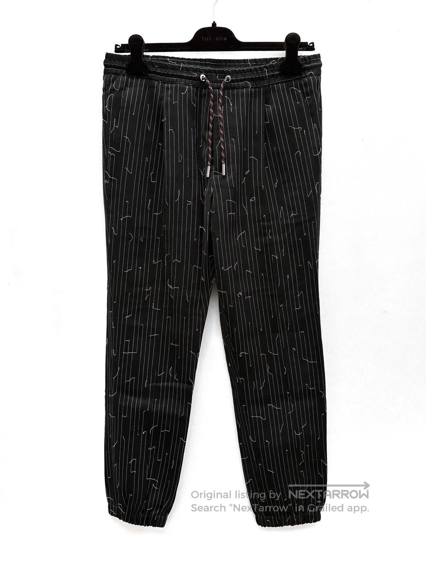 Dior Black Striped Pattern Casual Pants Size 30. Size US 30 / EU 46 - 1 Thumbnail