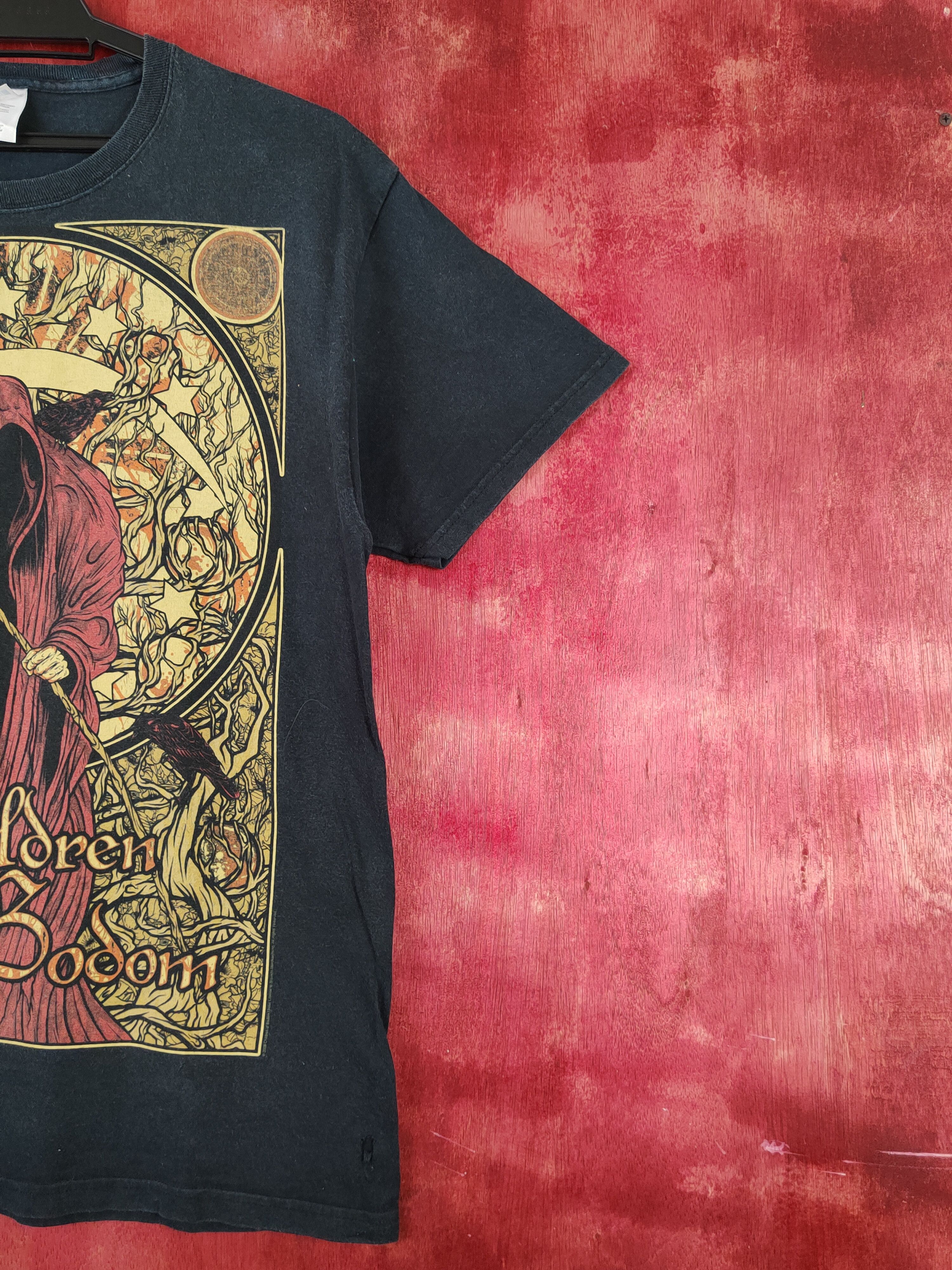 Band Tees DL Children Of Bodom Black Faded band tee #S2300 Size US M / EU 48-50 / 2 - 7 Thumbnail