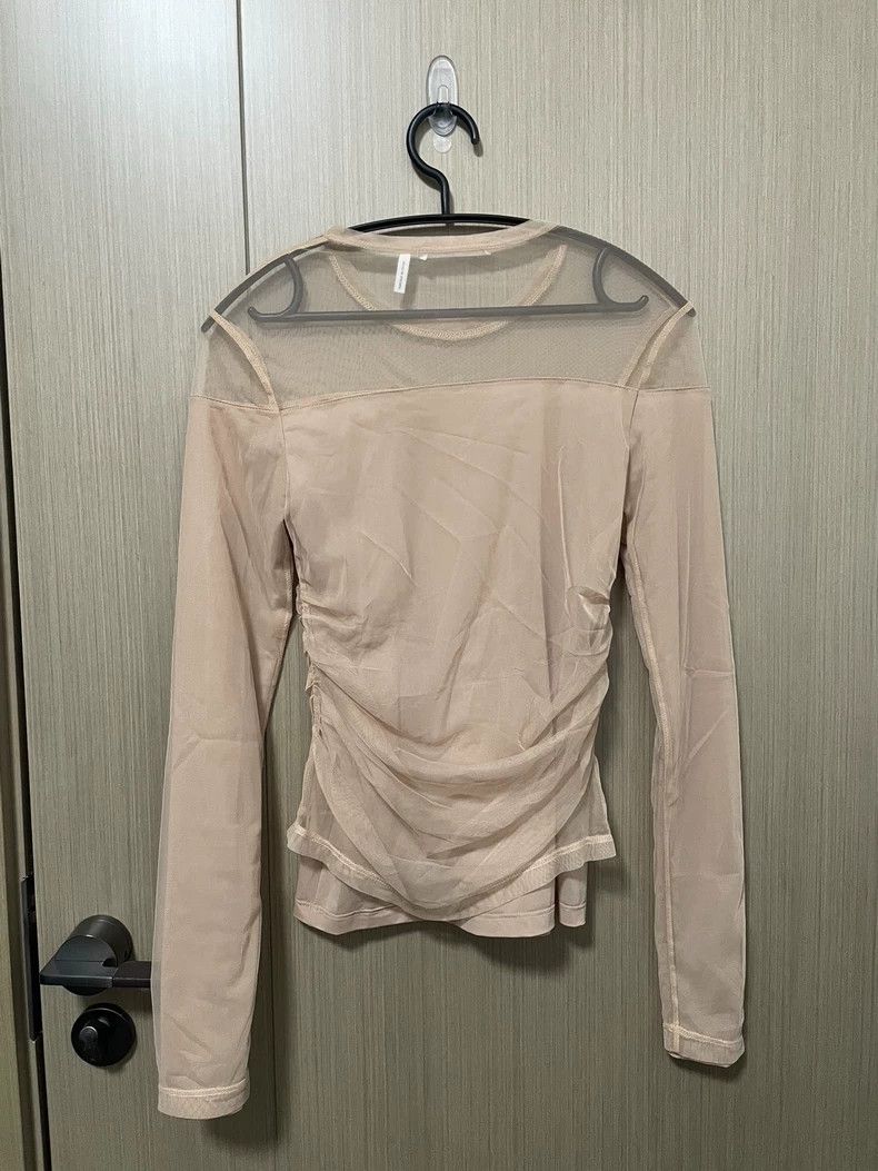 HELMUT LANG Skin-colored long sleeves