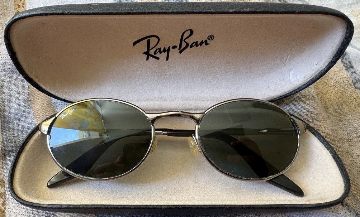 RayBan Vintage Ray-Ban W2839 Oval Metal Sunglasses 90s Archive Size ONE SIZE - 2 Thumbnail