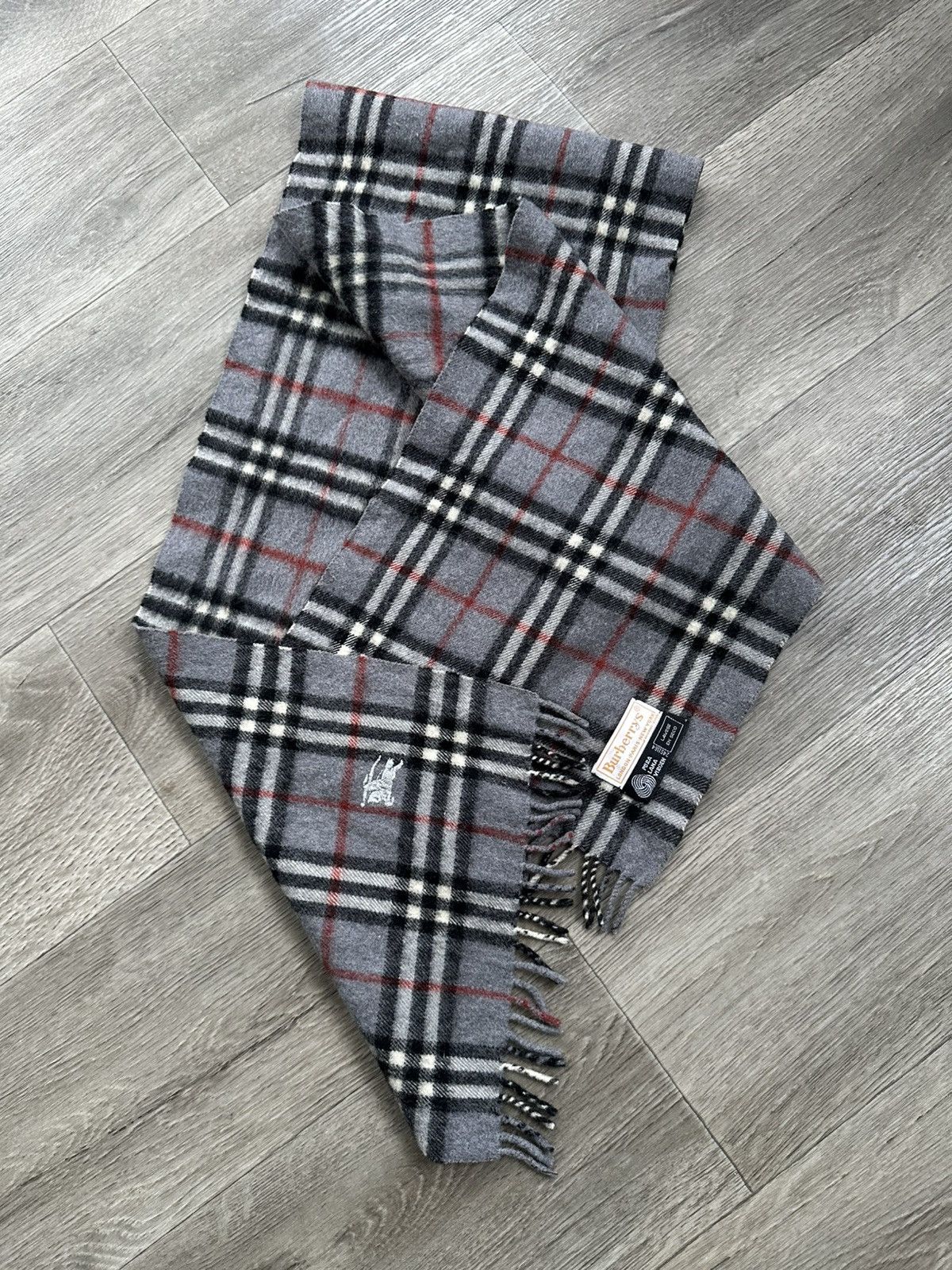 Burberry × Vintage 🫧Burberrys Vintage Scarf Wool Size ONE SIZE - 1 Thumbnail