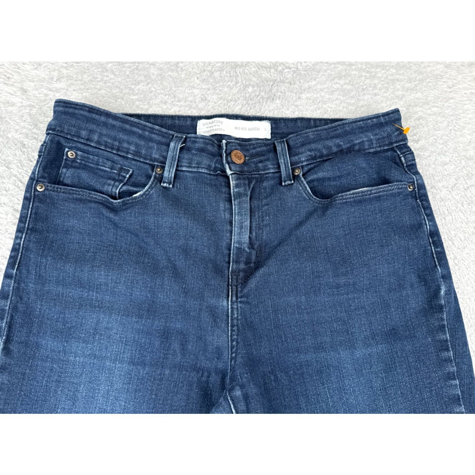 Levi's Levi's Signature Jeans Women 10 Mid Rise Bootcut Stretch Denim Blue 30x28 Classic Casual Womens Jeans Size 32" / US 10 / IT 46 - 4 Thumbnail