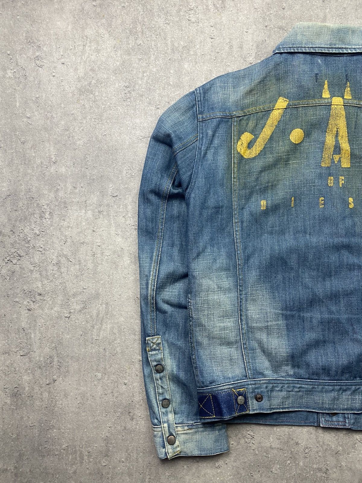 Diesel Denim jacket Diesel J.A.A. jeans vintage rare streetwear y2k Size US L / EU 52-54 / 3 - 2 Thumbnail