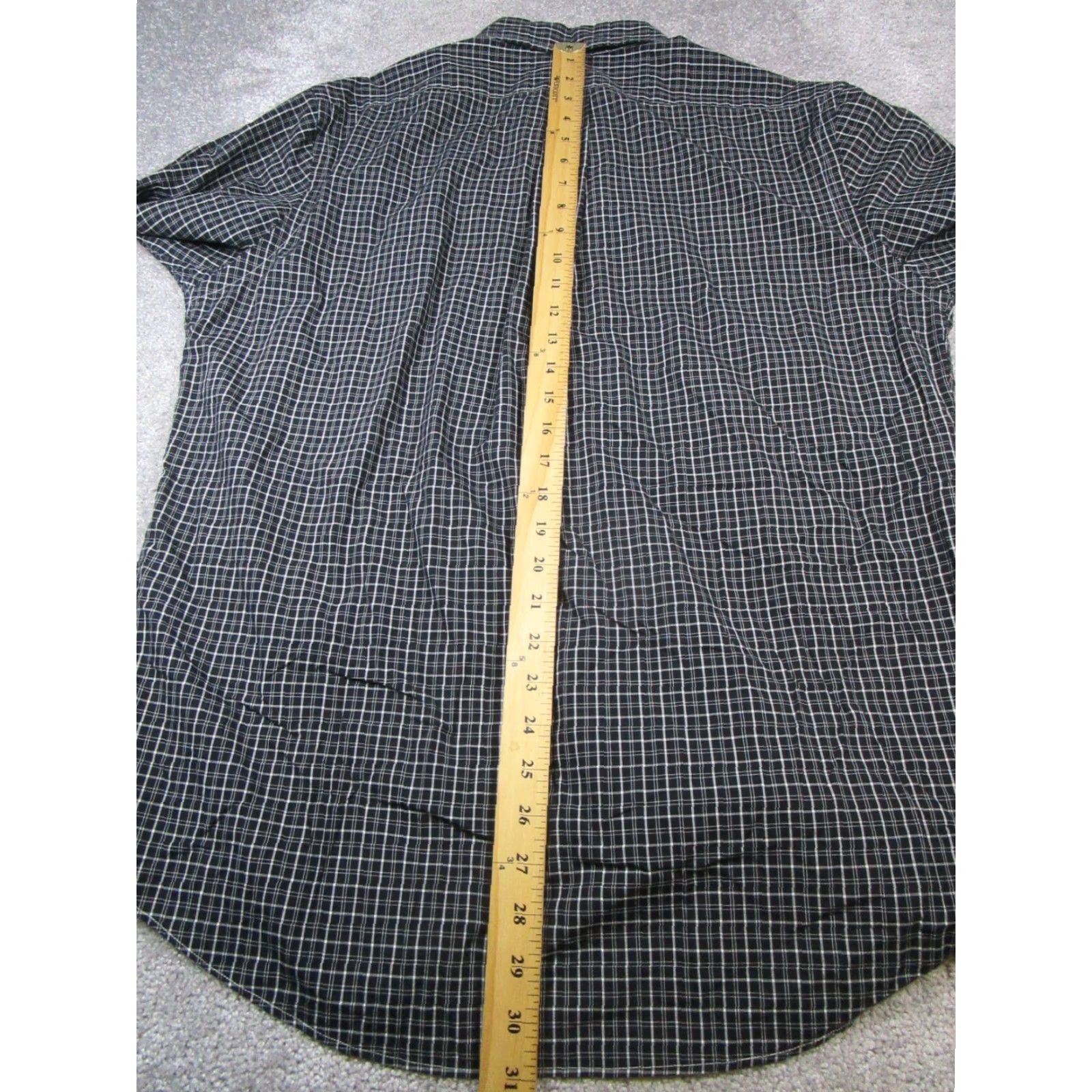 Ralph Lauren Ralph Lauren Shirt Mens Large Black White Cotton Button Up - Button-Up, Collared, Long Sleeve, Multi Color, Lauren Ralph Lauren, Men, Size L Size US L / EU 52-54 / 3 - 7 Thumbnail