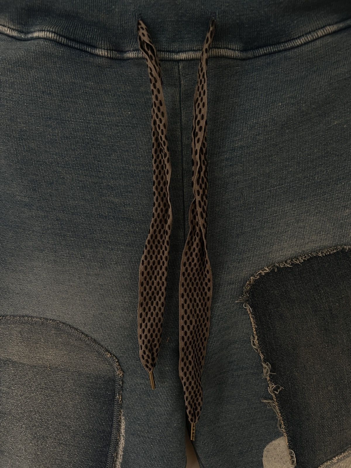 Kapital Kapital Patchwork Repair Denim Sweatpants Size US 28 / EU 44 - 4 Thumbnail