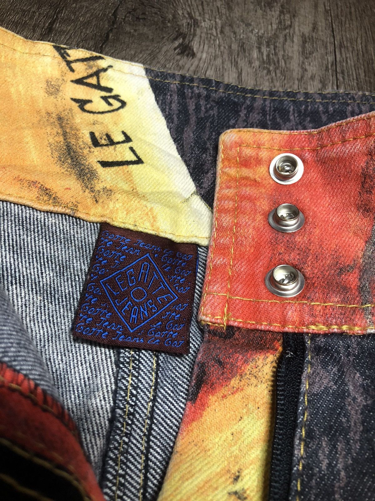 Vintage Le Gatte Jeans x Marco Fantini S.r.l Firenze Size 28" / US 6 / IT 42 - 10 Thumbnail
