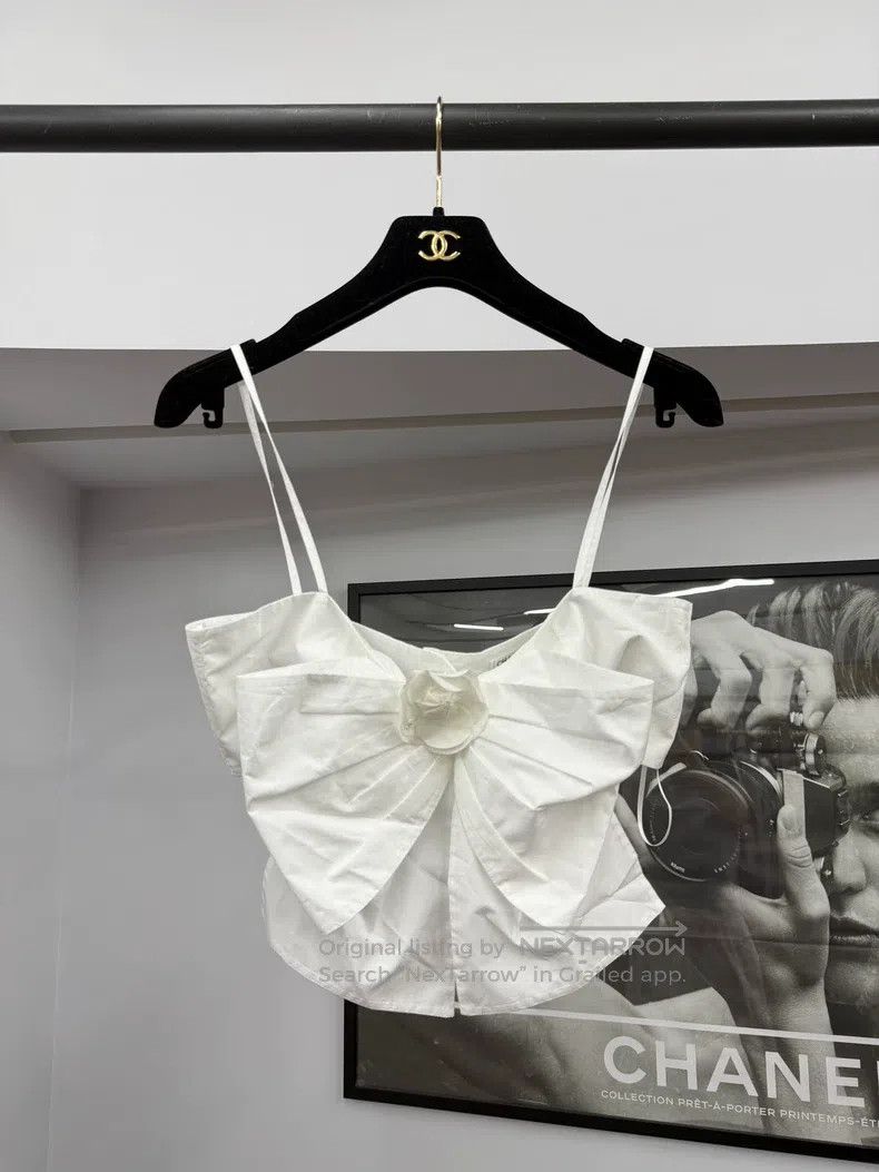 Other Chanel White camelia suspender top Size XS / US 0-2 / IT 36-38 - 1 Thumbnail