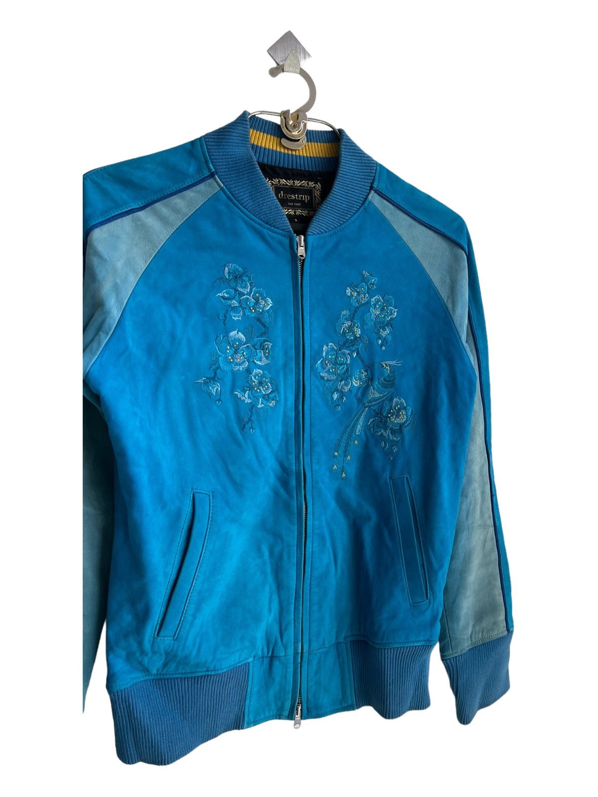 Tailor Toyo Peacock 🌸 Embroidery Cow Leather Sukajan Souvenir Jacket Size US M / EU 48-50 / 2 - 5 Thumbnail