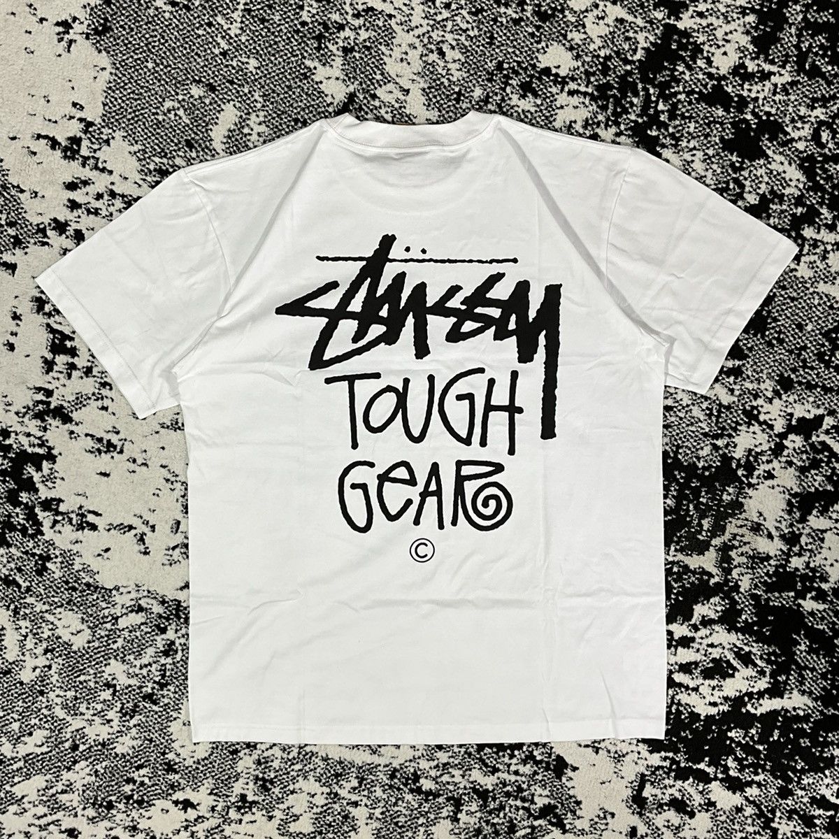 Stussy STUSSY TOUGH GEAR TEE WHITE - L Size US L / EU 52-54 / 3 - 1 Thumbnail