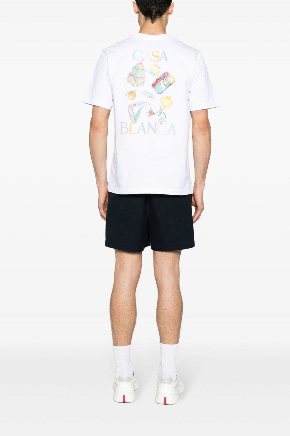 Casablanca o1mle0326 Printed T-Shirt Objects in White Size US XXL / EU 58 / 5 - 4 Thumbnail