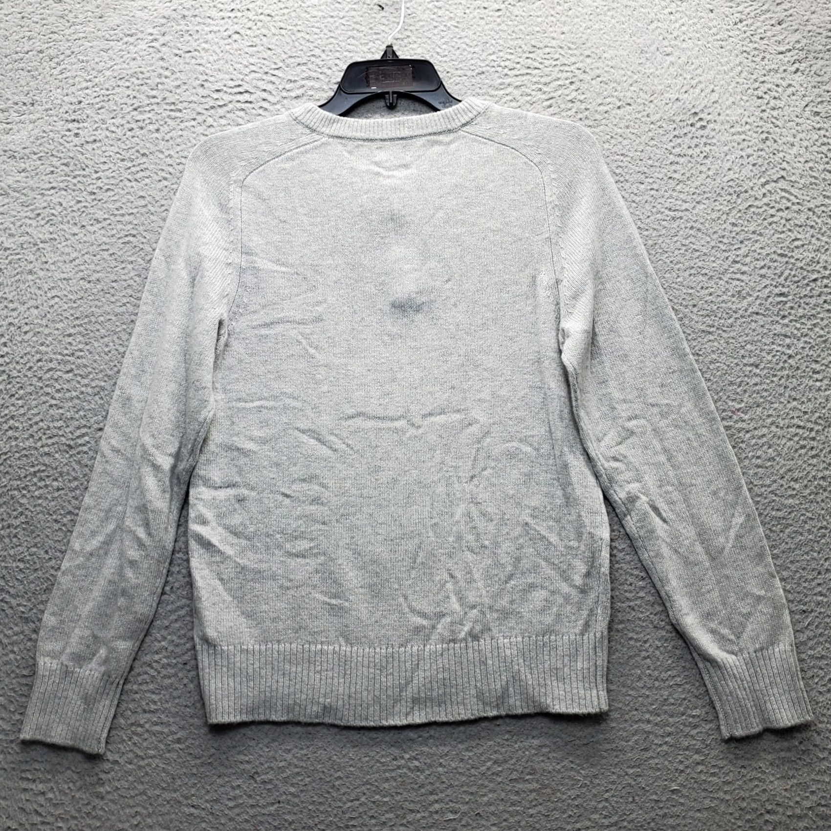 J.Crew J.CREW Henley Sweater Mens M Gray Lambswool Raglan Pullover Size US M / EU 48-50 / 2 - 2 Thumbnail