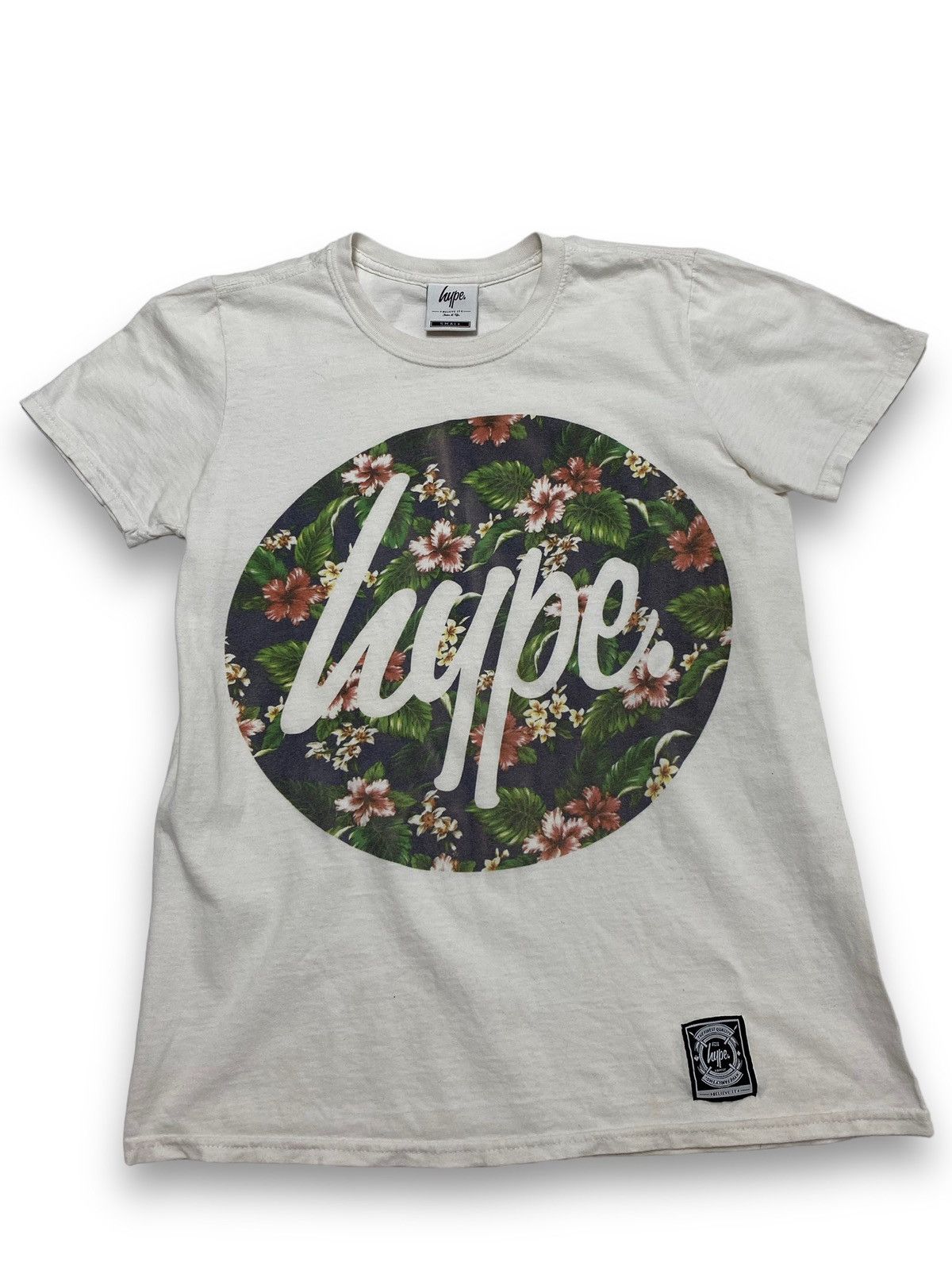 Vintage Vintage HYPE White Big Logo T- Shirt Size US S / EU 44-46 / 1 - 1 Thumbnail