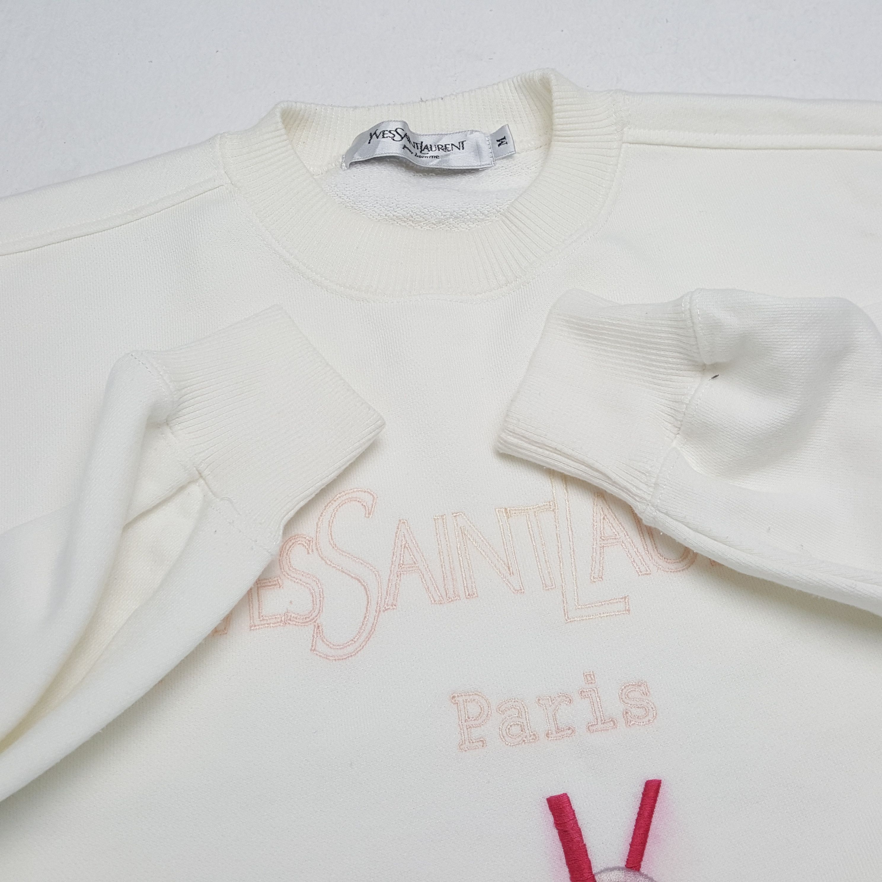 Vintage × Yves Saint Laurent Vintage YVES SAINT LAURENT Italian Brand Sweatshirts Size US M / EU 48-50 / 2 - 8 Thumbnail