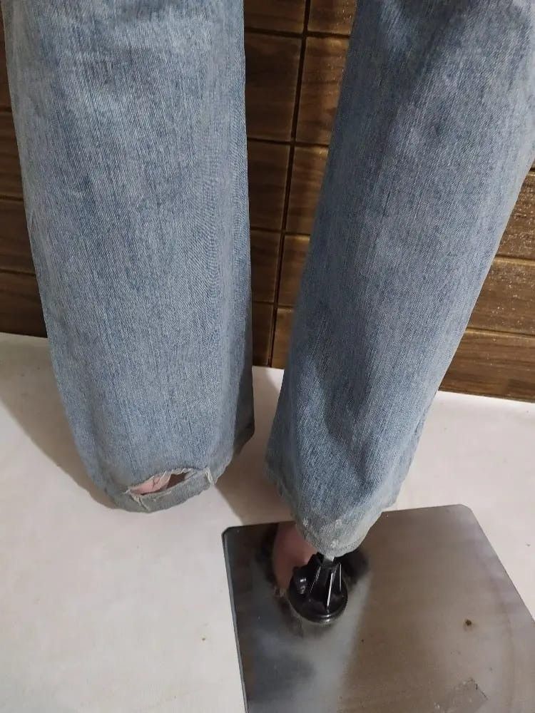 Japanese Brand Big Train Japan Patchwork Denim Size US 31 - 18 Thumbnail