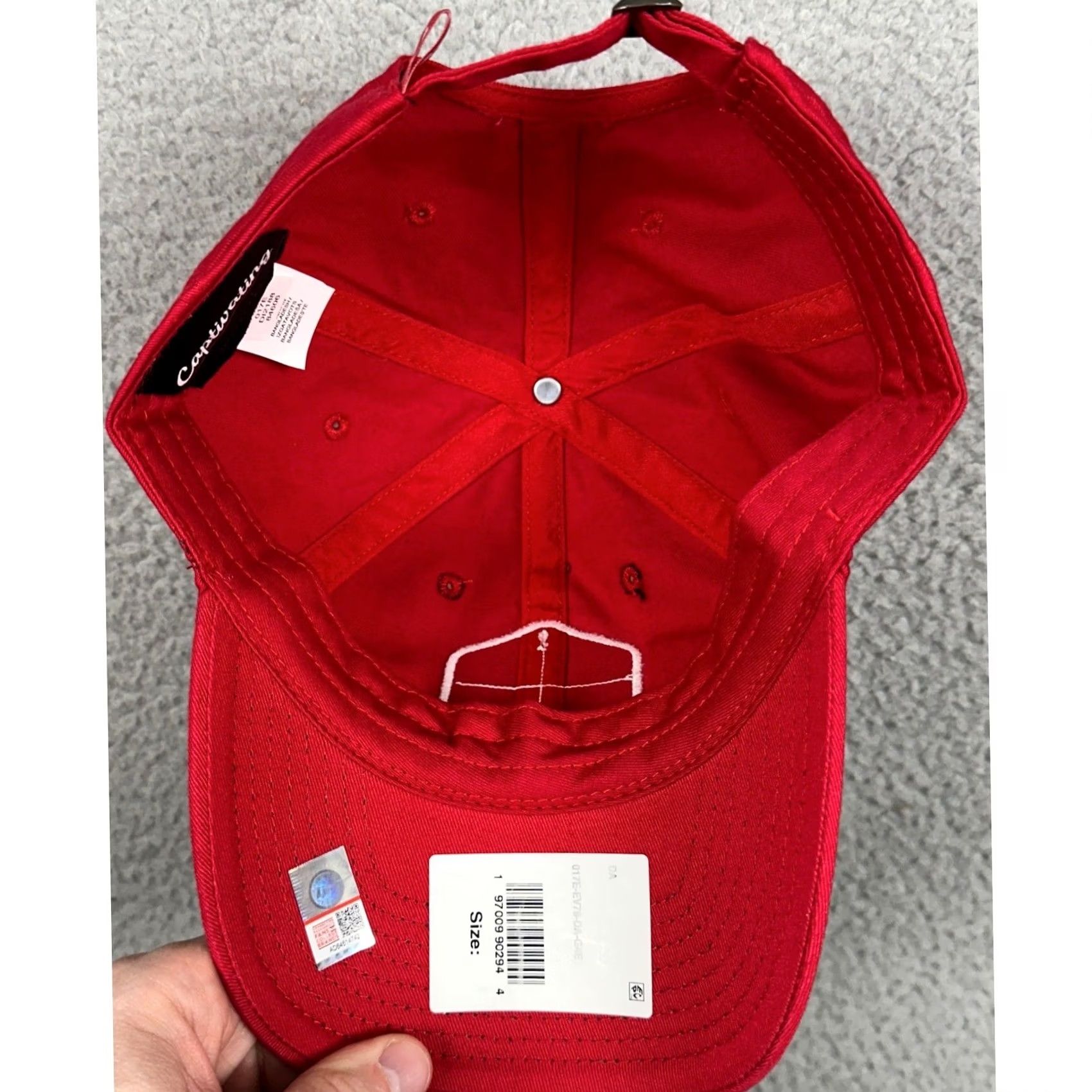 Vintage VINTAGE Dayton Flyers Hat Red Cap Adjustable Strap Logo Mens Adults One Size University Cap Size ONE SIZE - 5 Thumbnail