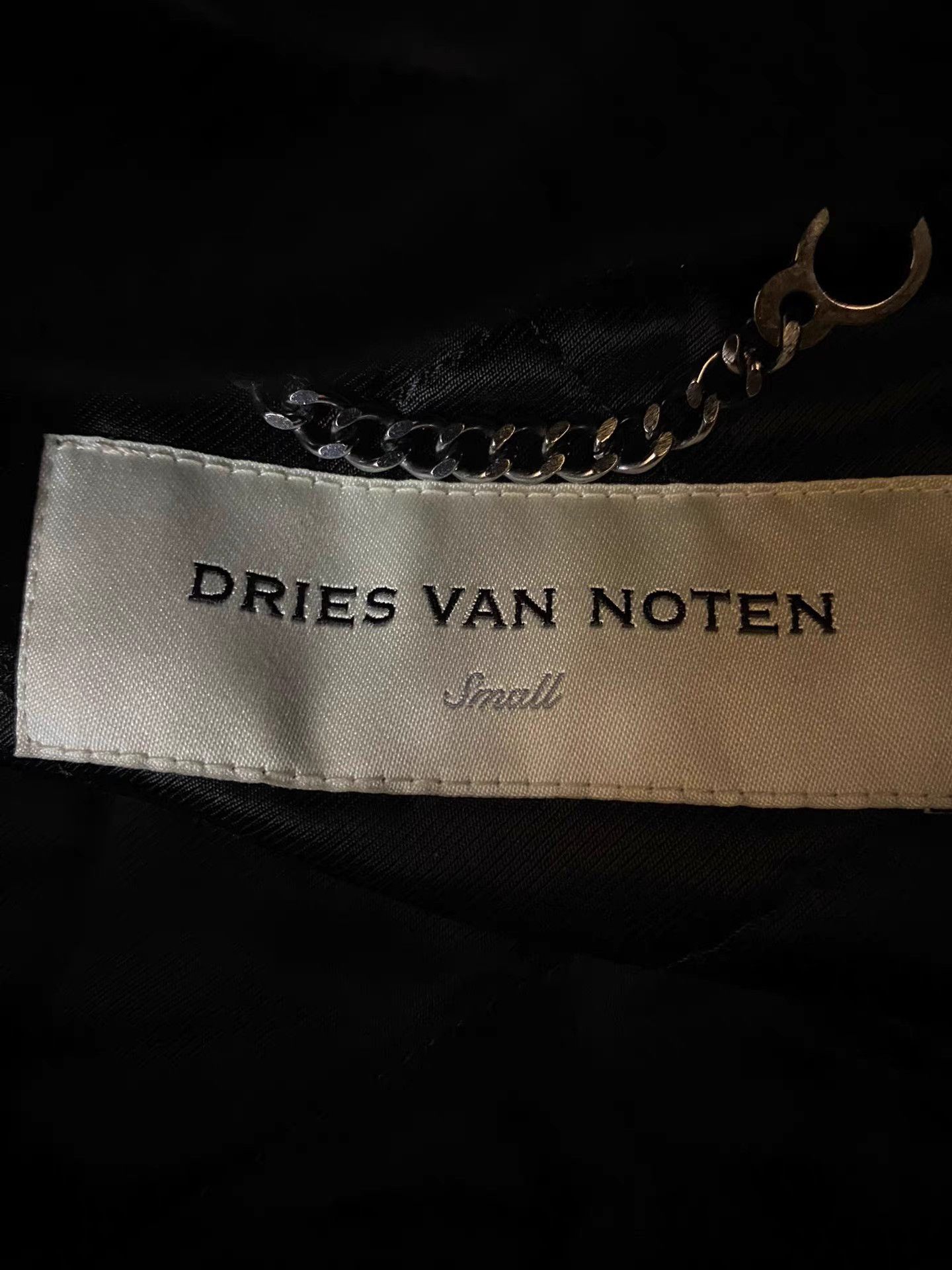 Dries Van Noten Dries Van Noten Silver Crinkled Back-Zip Bomber Jacket Size US L / EU 52-54 / 3 - 4 Thumbnail