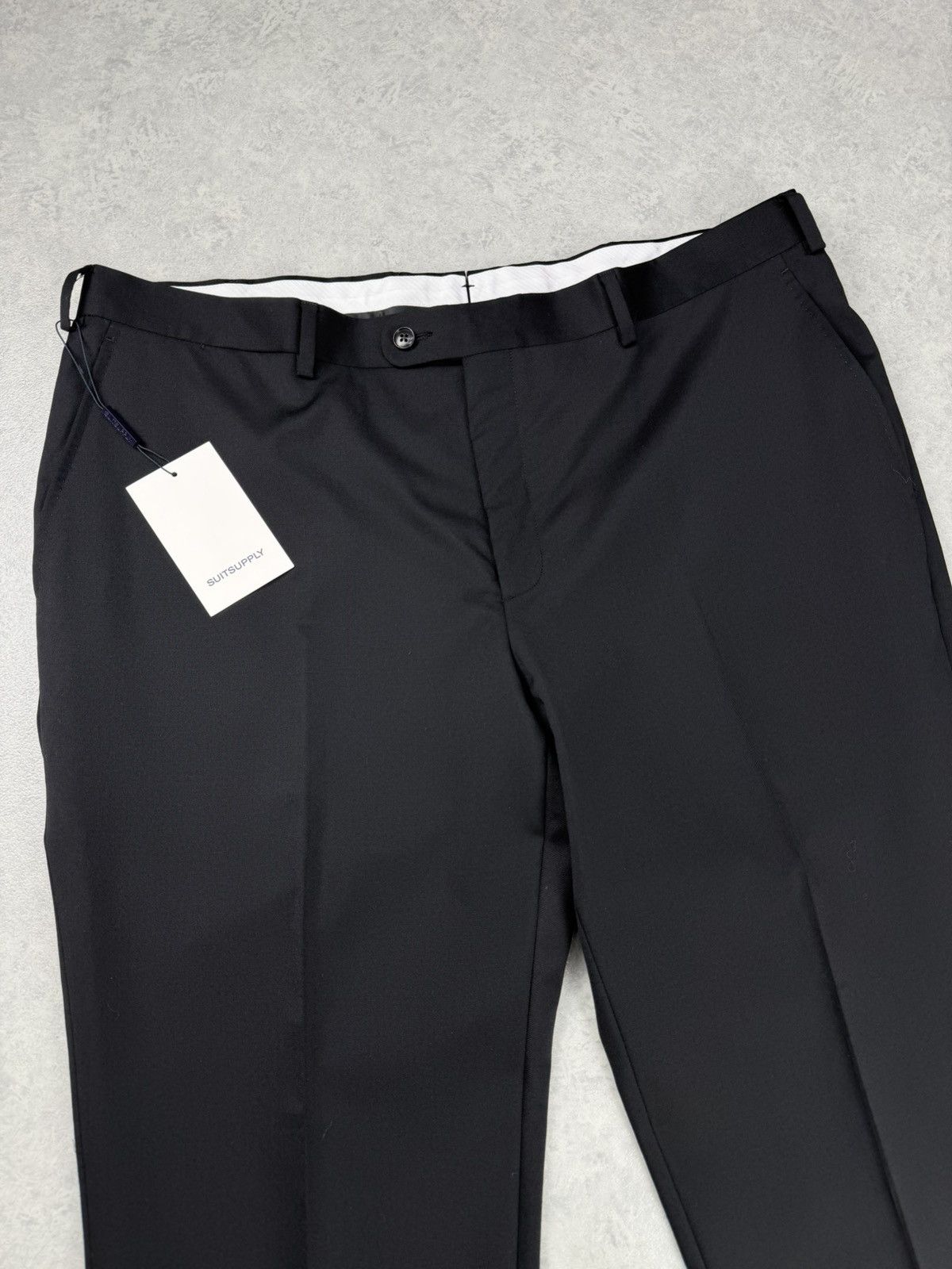 Suitsupply Suitsupply Brescia Wool Trousers W42 Black 29/42S Size 42R - 5 Thumbnail