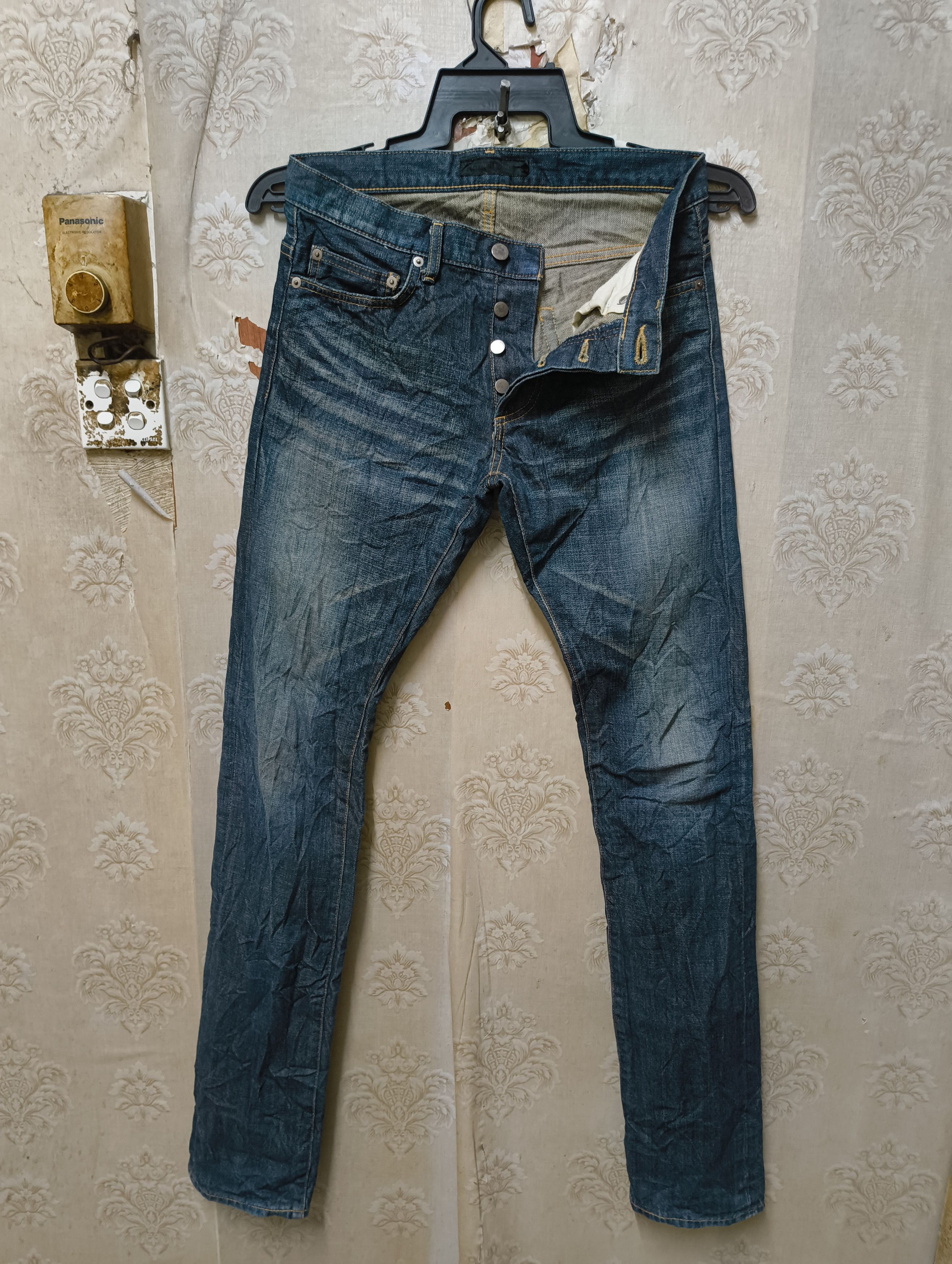 Japanese Brand × Lithium LITHIUM HOMME JEANS JAPAN SLIM FIT Size US 31 - 1 Thumbnail