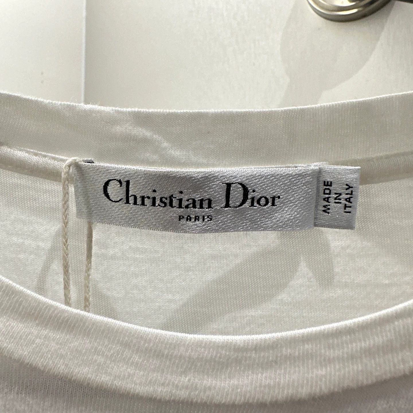 Christian Dior Monsieur Dior may414 Classic Slogan Letter Cotton XL SS Size XL / US 12-14 / IT 48-50 - 3 Thumbnail