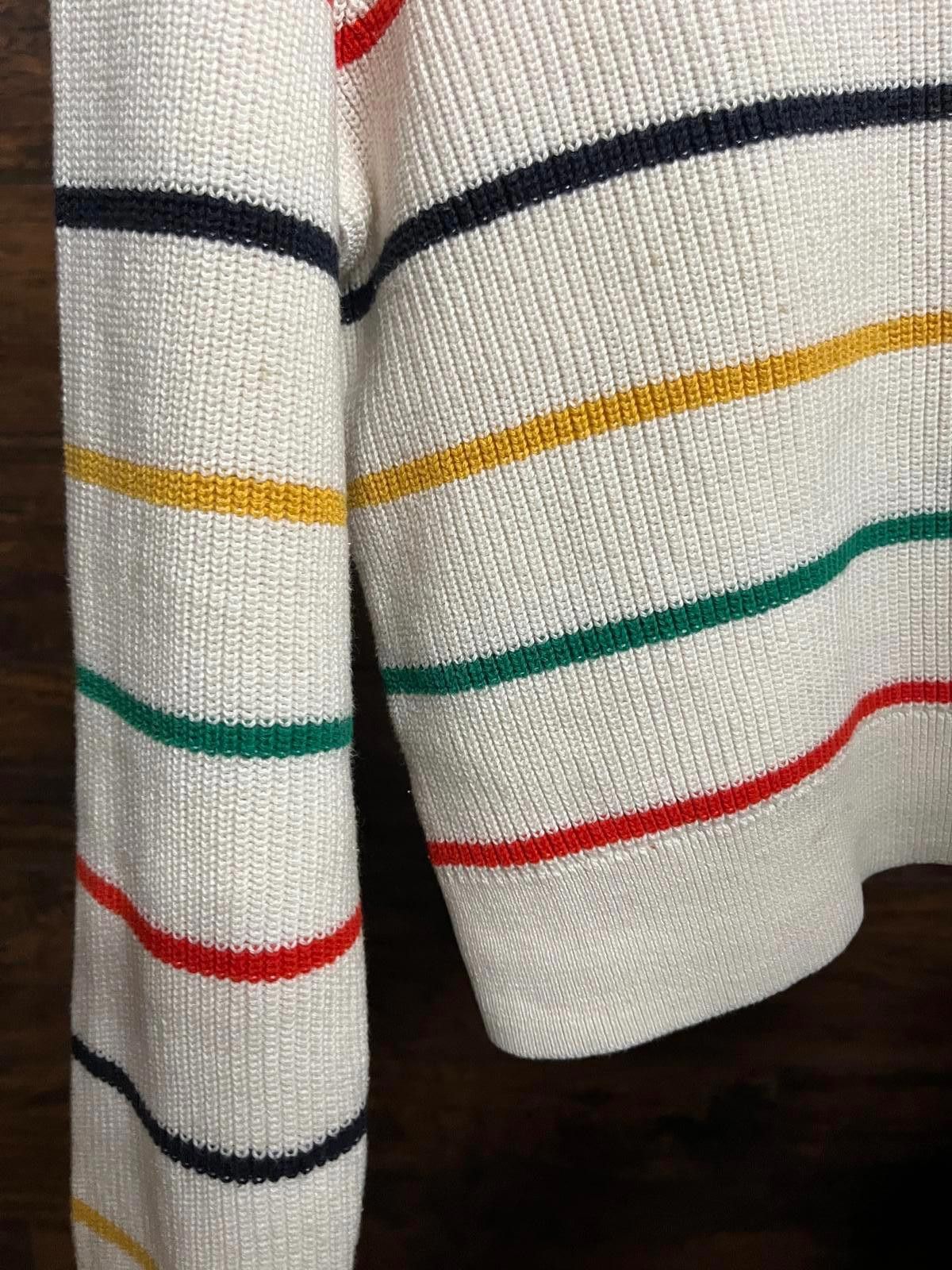 Banana Republic Banana Republic Striped Sweater - Crop Top Skinny Stripes -M Size M / US 6-8 / IT 42-44 - 4 Thumbnail